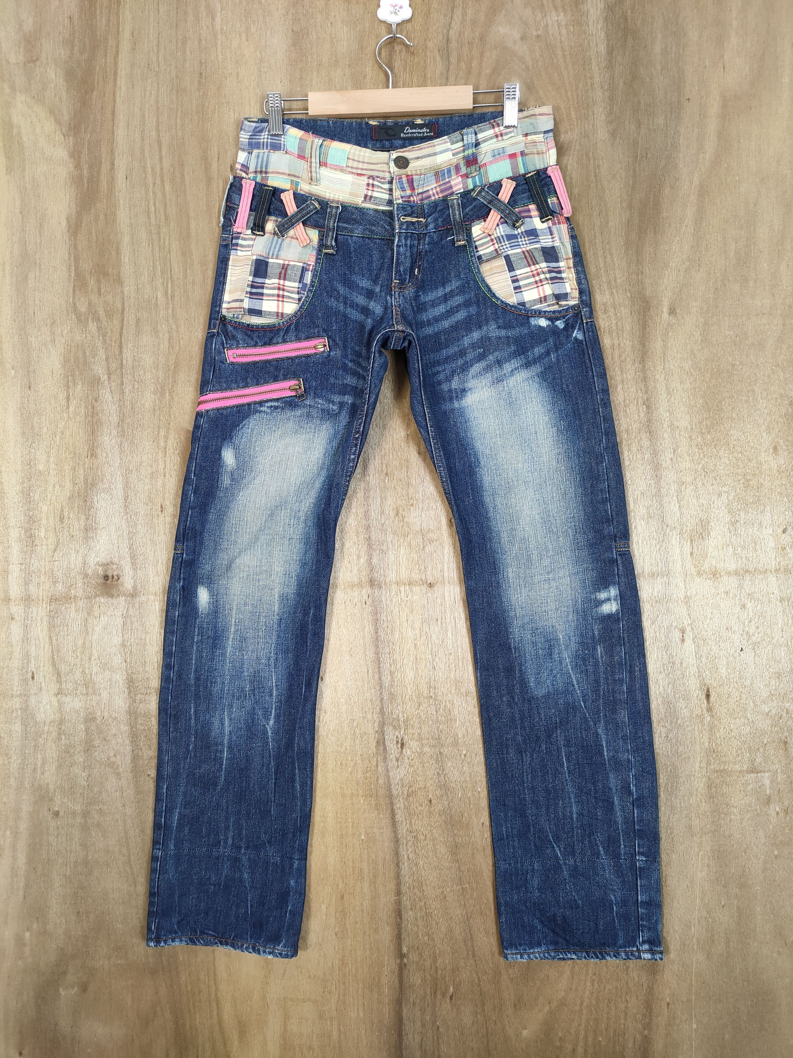 Japanese Brand VINTAGE DOMINATE DOUBLE WAIST JEANS PANTS Size US 30 / EU 46 - 1 Thumbnail