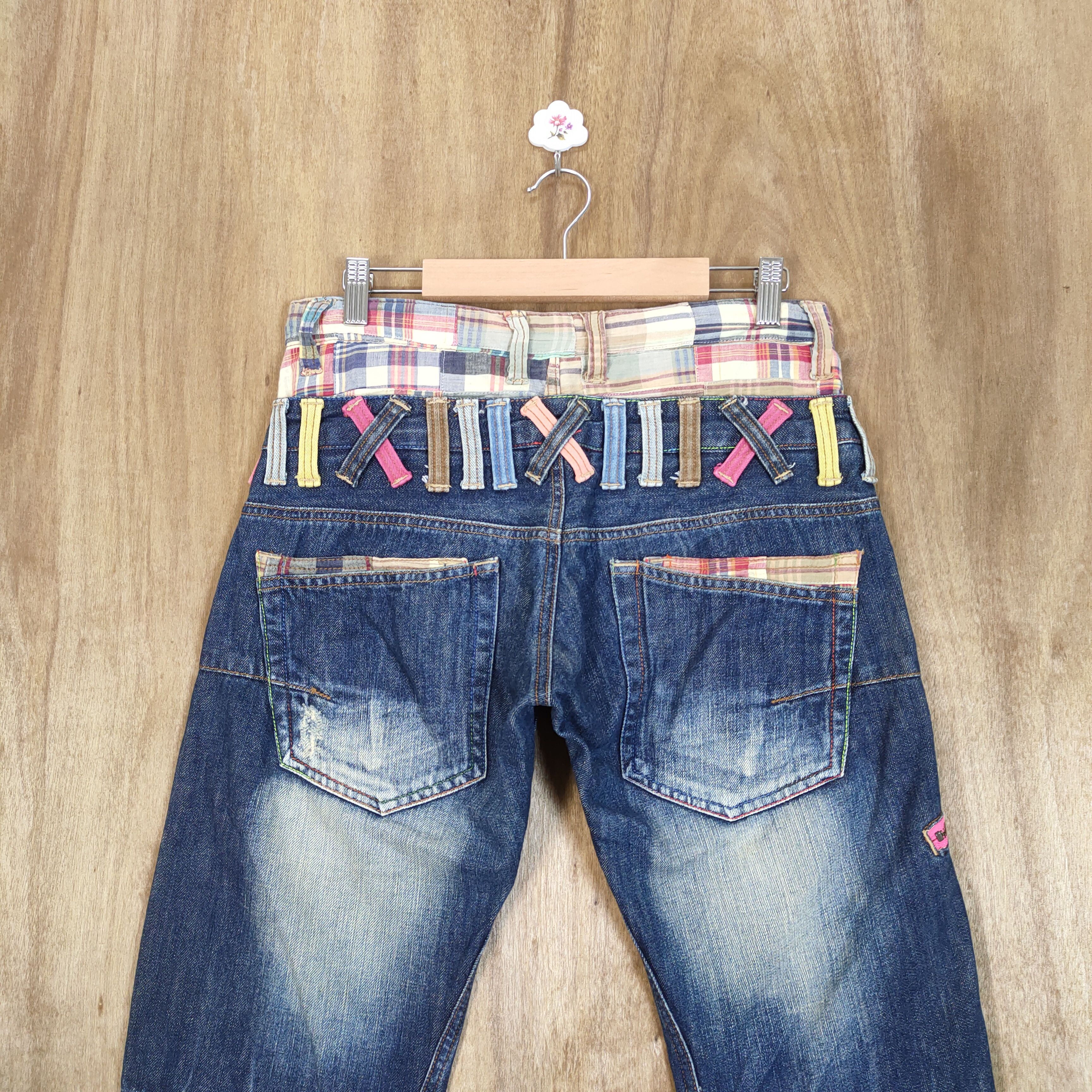 Japanese Brand VINTAGE DOMINATE DOUBLE WAIST JEANS PANTS Size US 30 / EU 46 - 10 Thumbnail