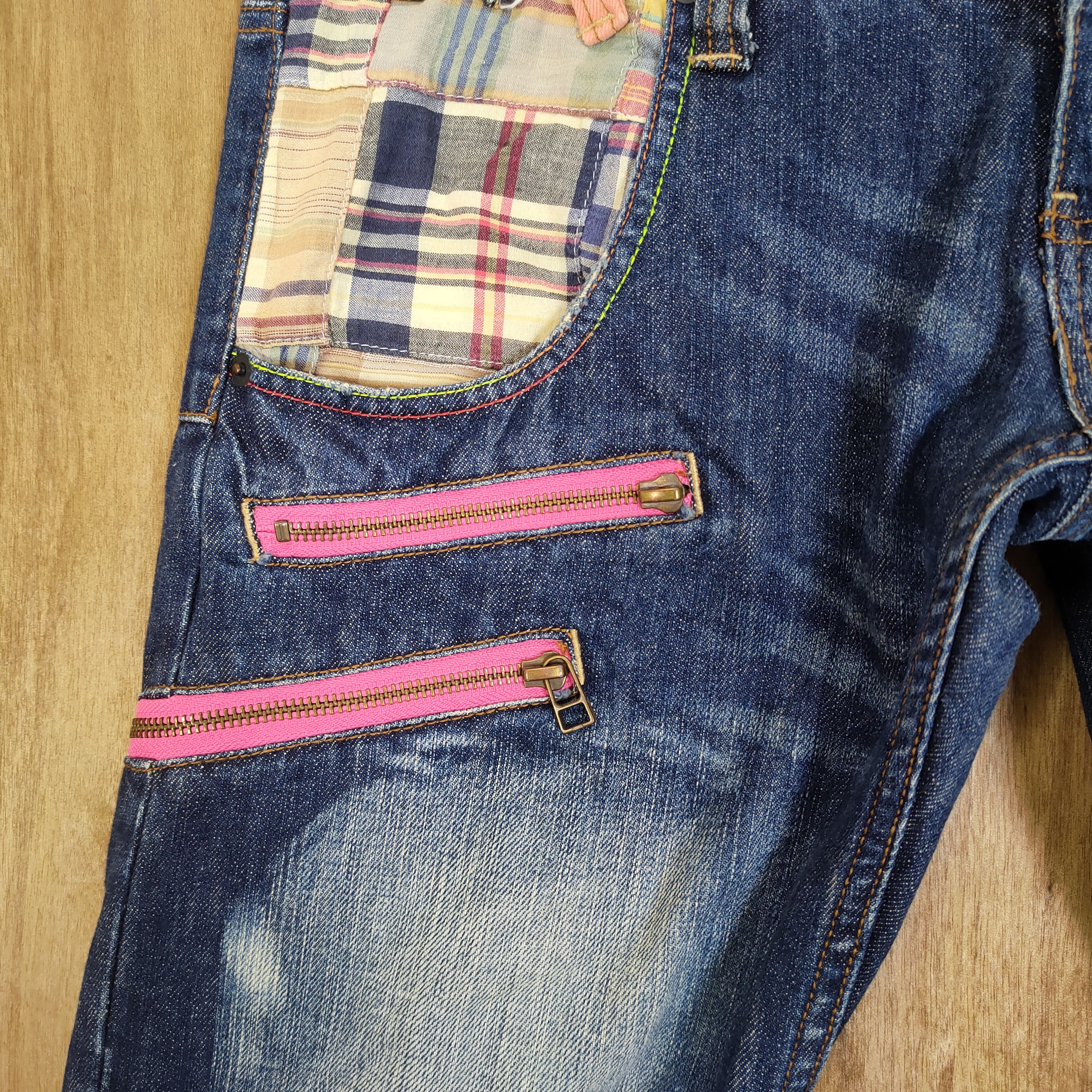 Japanese Brand VINTAGE DOMINATE DOUBLE WAIST JEANS PANTS Size US 30 / EU 46 - 5 Thumbnail