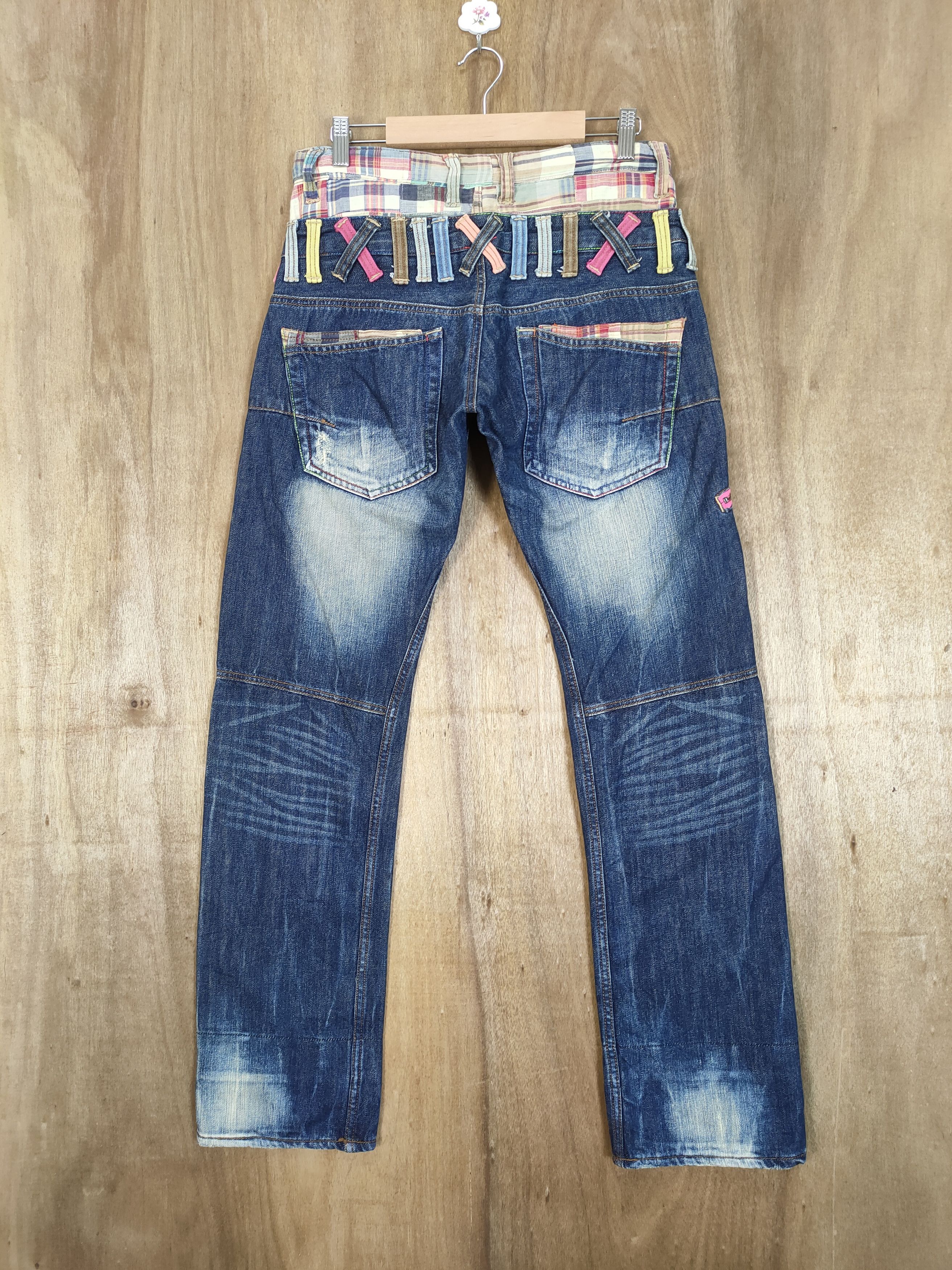 Japanese Brand VINTAGE DOMINATE DOUBLE WAIST JEANS PANTS Size US 30 / EU 46 - 9 Thumbnail