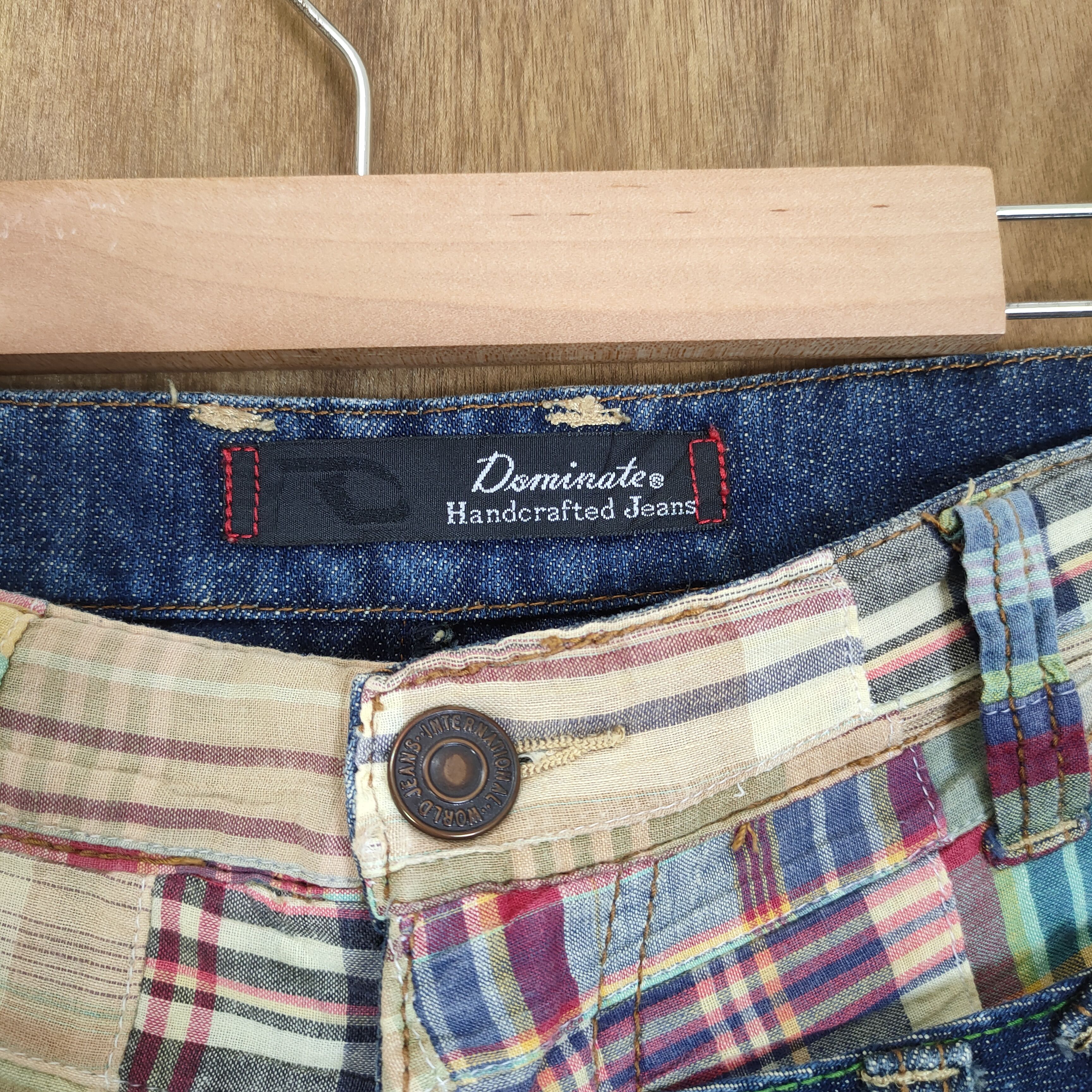 Japanese Brand VINTAGE DOMINATE DOUBLE WAIST JEANS PANTS Size US 30 / EU 46 - 8 Thumbnail