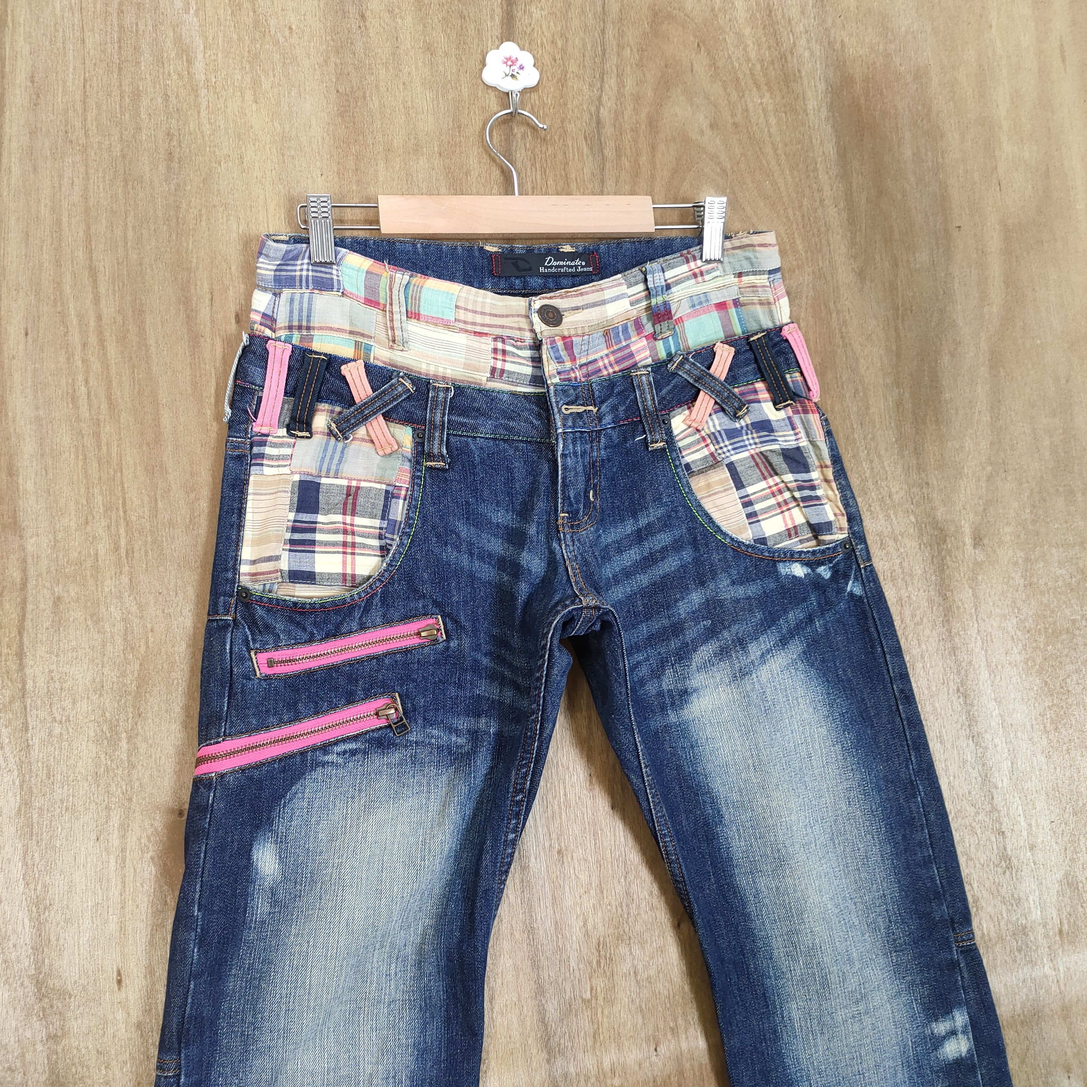 Japanese Brand VINTAGE DOMINATE DOUBLE WAIST JEANS PANTS Size US 30 / EU 46 - 4 Thumbnail