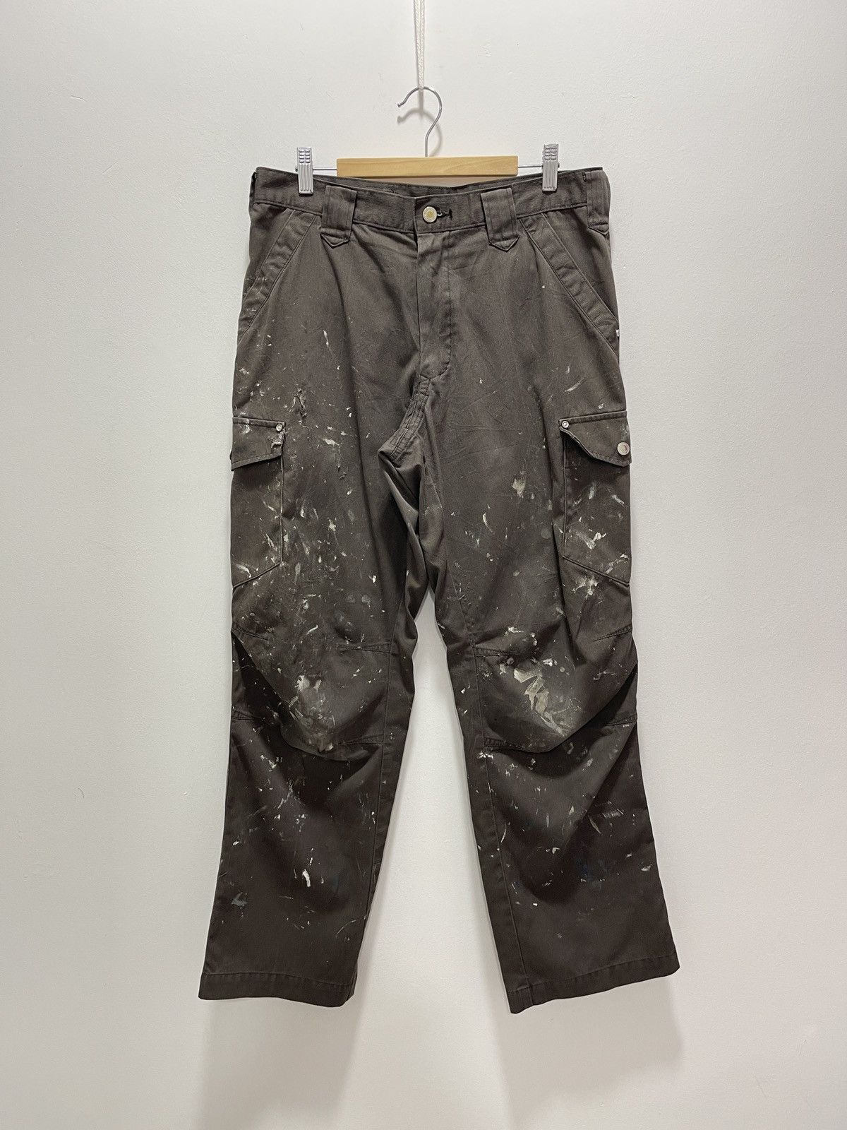JAPANESE TORA PAINT SPLATTER DISTRESSED PANTS
