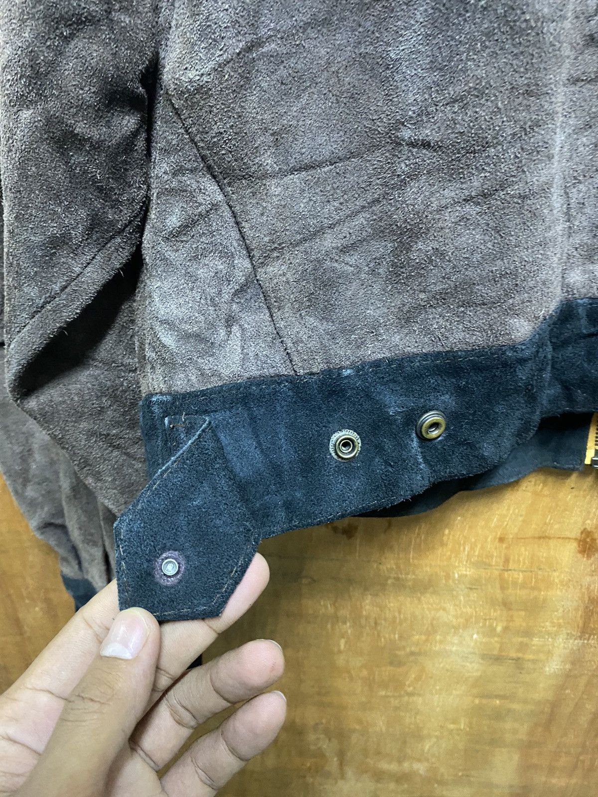 Hysteric Glamour × Japanese Brand Japanese Avant Garde 3 Colour Suede Leather Size US L / EU 52-54 / 3 - 6 Thumbnail