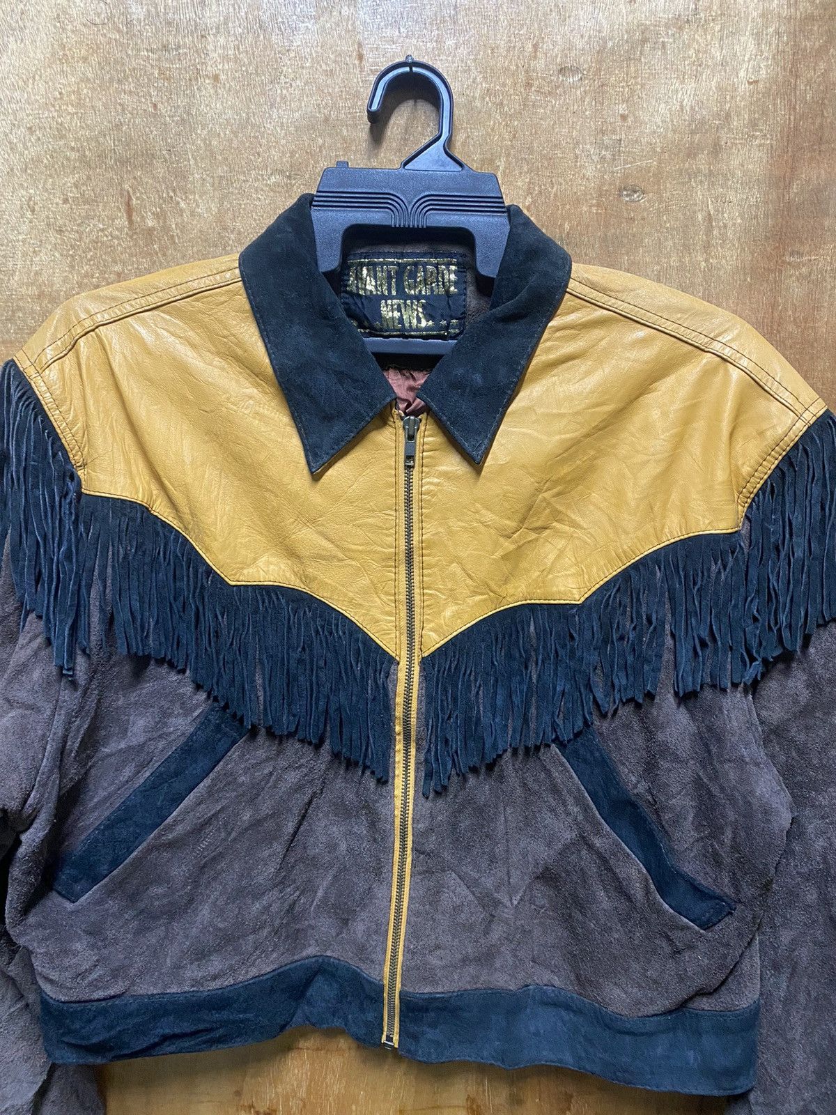 Hysteric Glamour × Japanese Brand Japanese Avant Garde 3 Colour Suede Leather Size US L / EU 52-54 / 3 - 3 Thumbnail