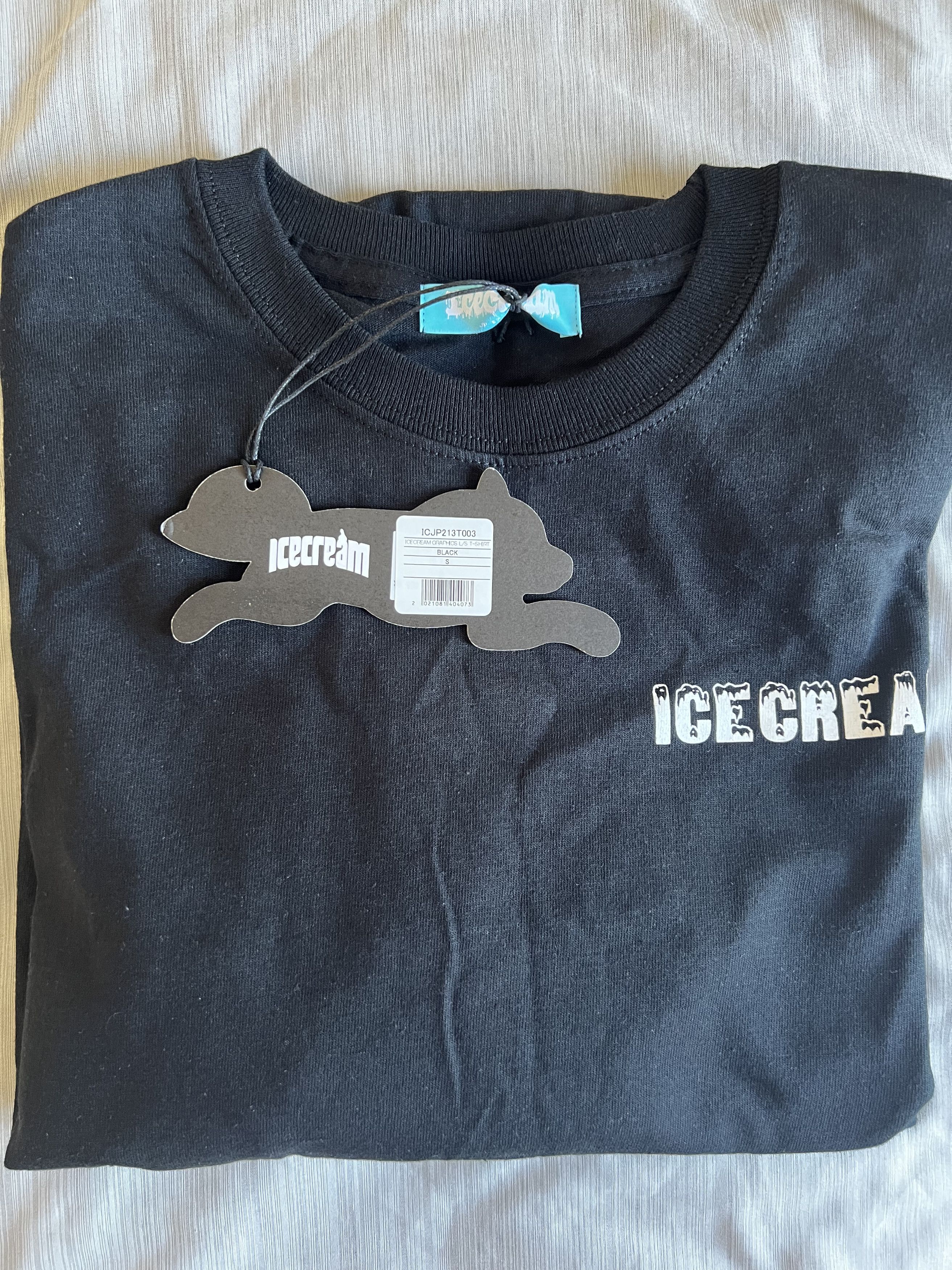 Icecream ICECREAM JAPAN GRAPHICS L/S T-SHIRT (BLACK/WHITE/SIZE SMALL) Size US S / EU 44-46 / 1 - 2 Thumbnail