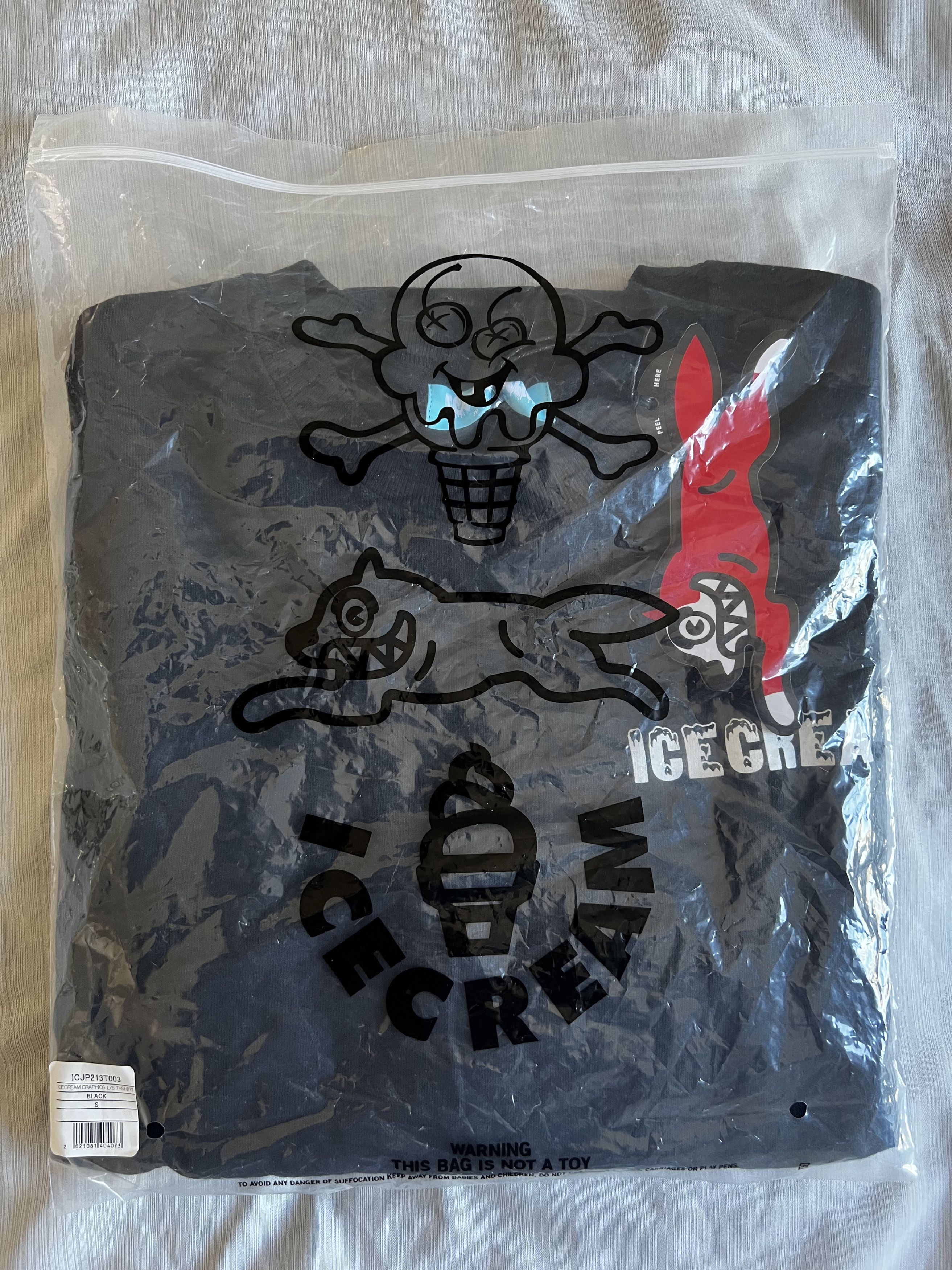 Icecream ICECREAM JAPAN GRAPHICS L/S T-SHIRT (BLACK/WHITE/SIZE SMALL) Size US S / EU 44-46 / 1 - 1 Thumbnail