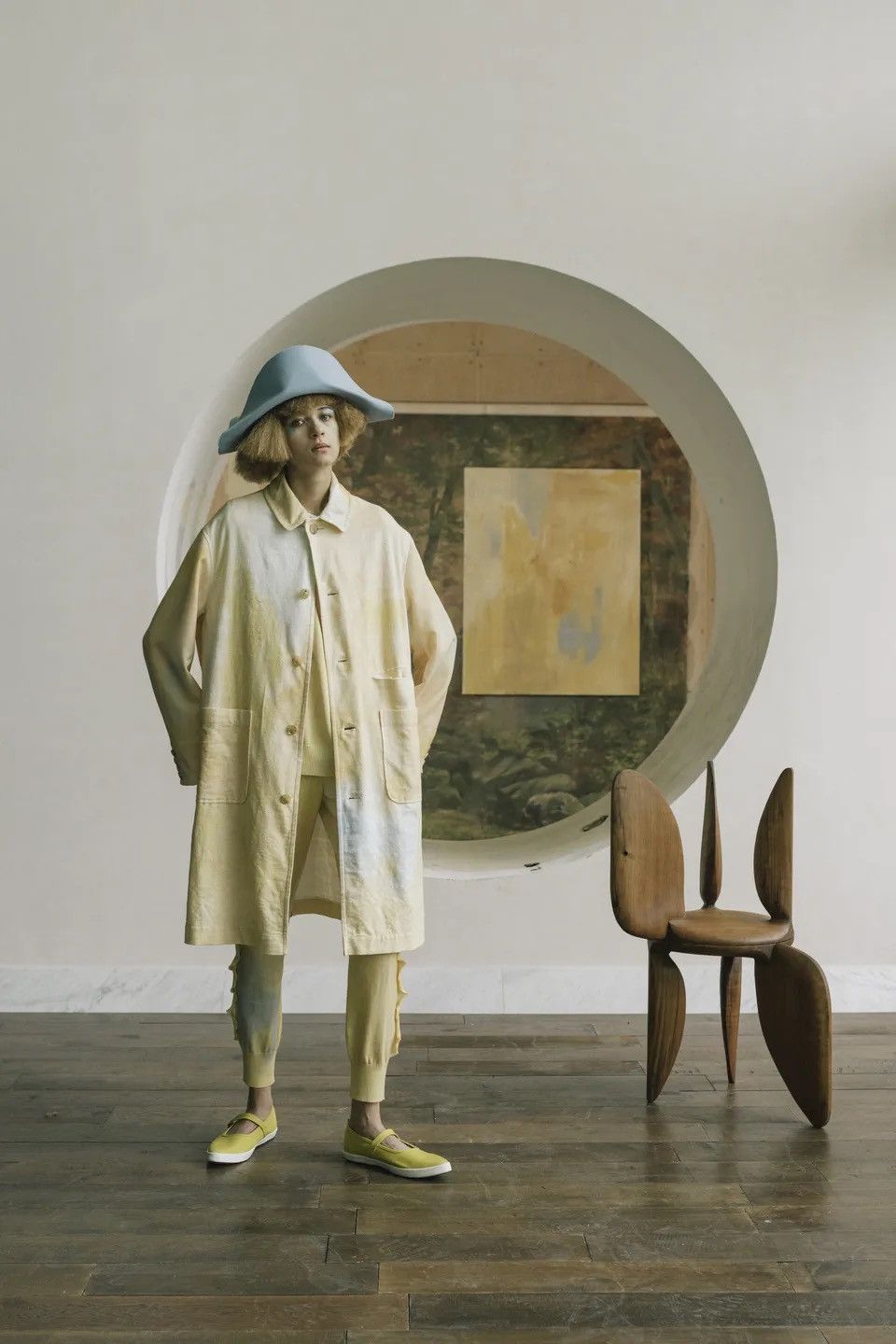 Undercover cotton overcoat.
