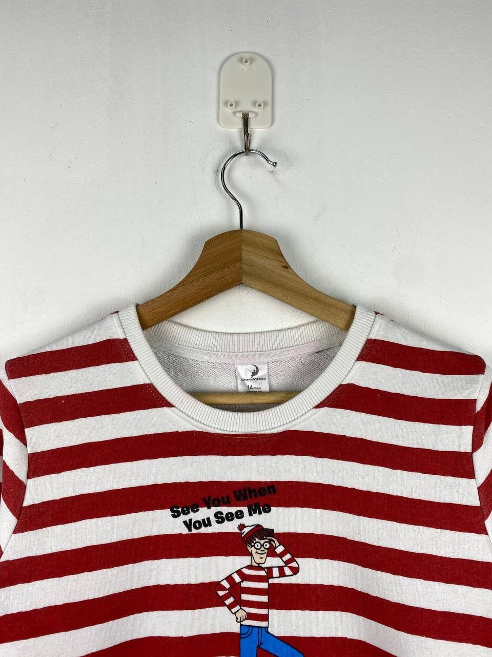 Vintage Find waldo local shop striped sweatshirt Size M / US 6-8 / IT 42-44 - 2 Thumbnail