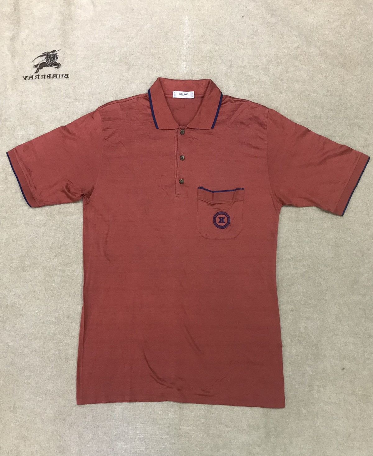 image of Celine Paris Marque Deposee Size M in Red, Men's