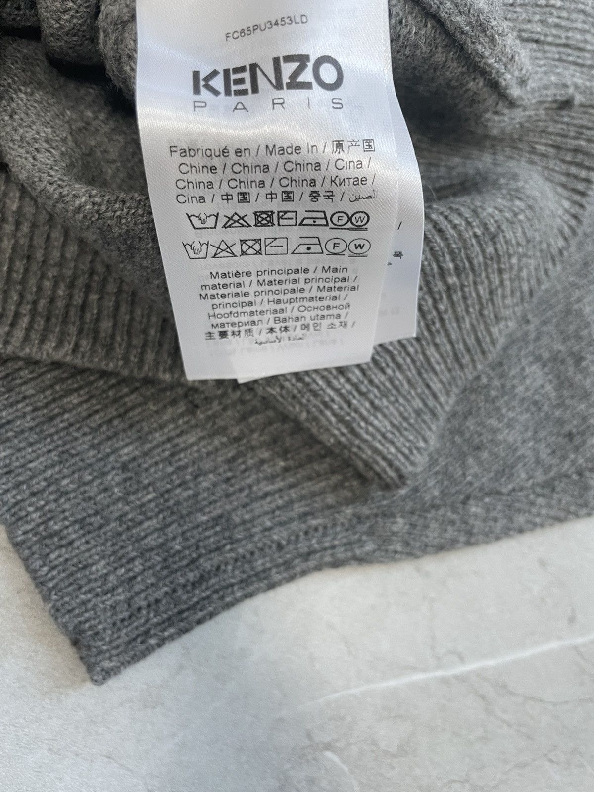 Kenzo Bike flower wool knit sweater Size US S / EU 44-46 / 1 - 5 Thumbnail