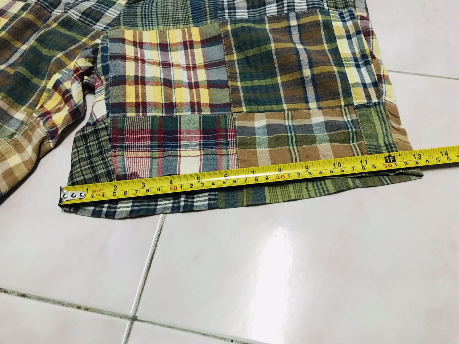 Polo Ralph Lauren × Vintage Vintage Polo Ralph Lauren Patchwork Short Pant Size US 36 / EU 52 - 9 Thumbnail