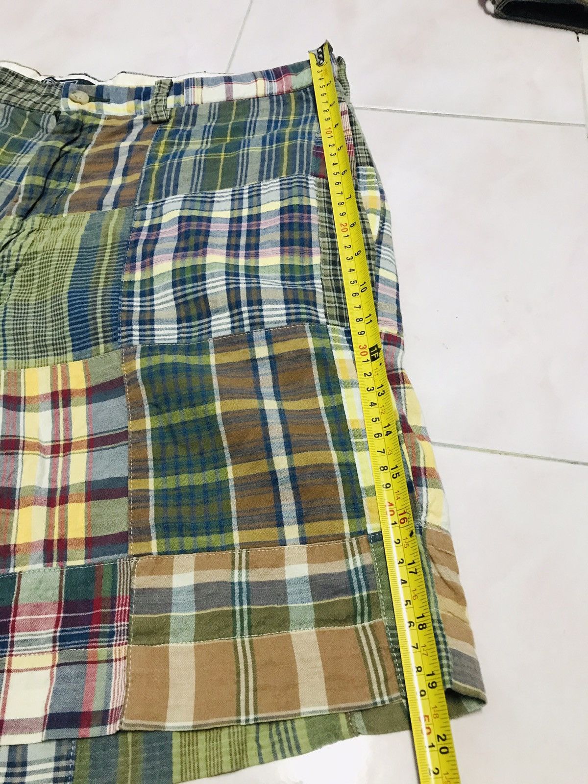 Polo Ralph Lauren × Vintage Vintage Polo Ralph Lauren Patchwork Short Pant Size US 36 / EU 52 - 8 Thumbnail