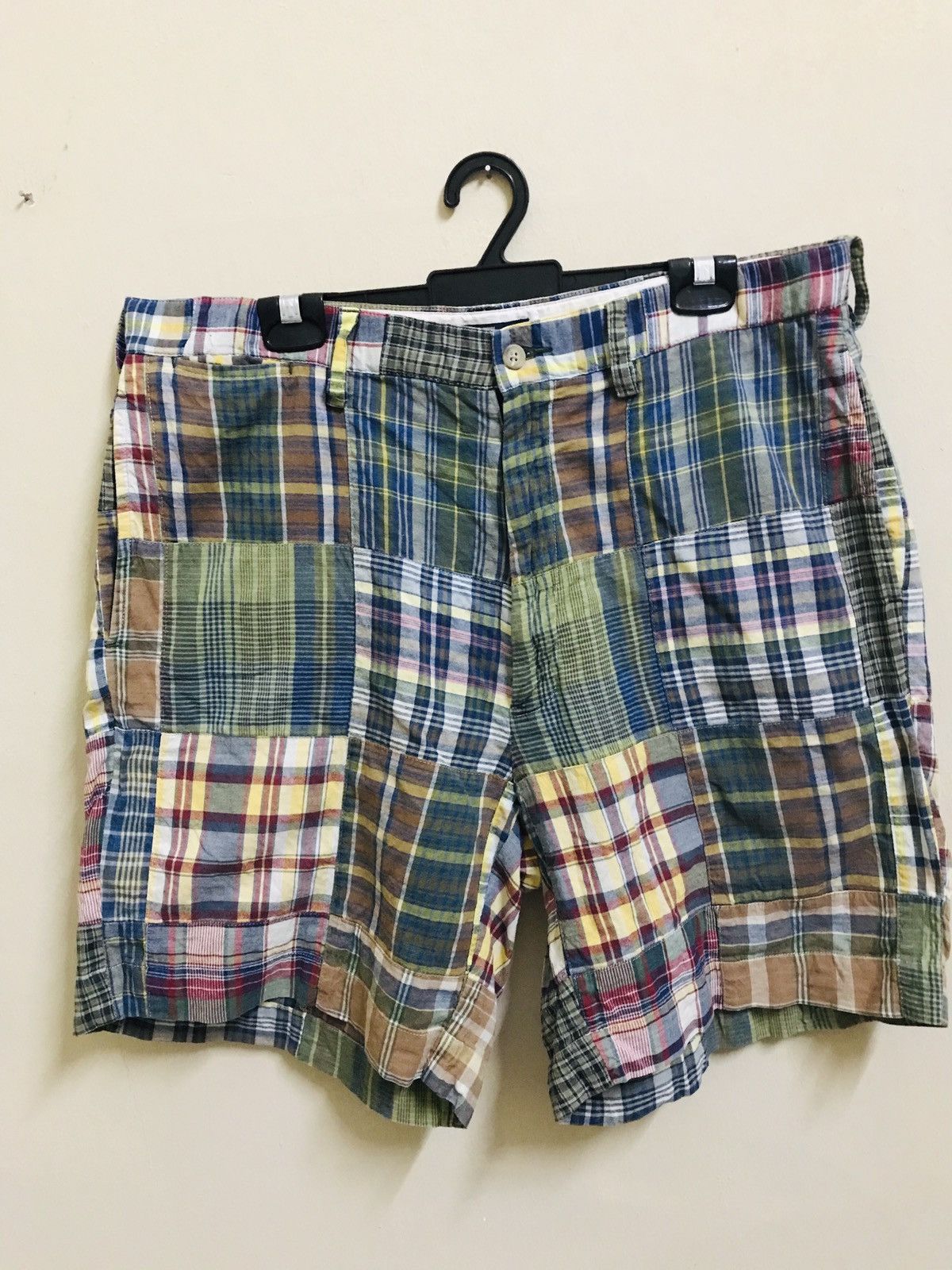 Polo Ralph Lauren × Vintage Vintage Polo Ralph Lauren Patchwork Short Pant Size US 36 / EU 52 - 1 Thumbnail