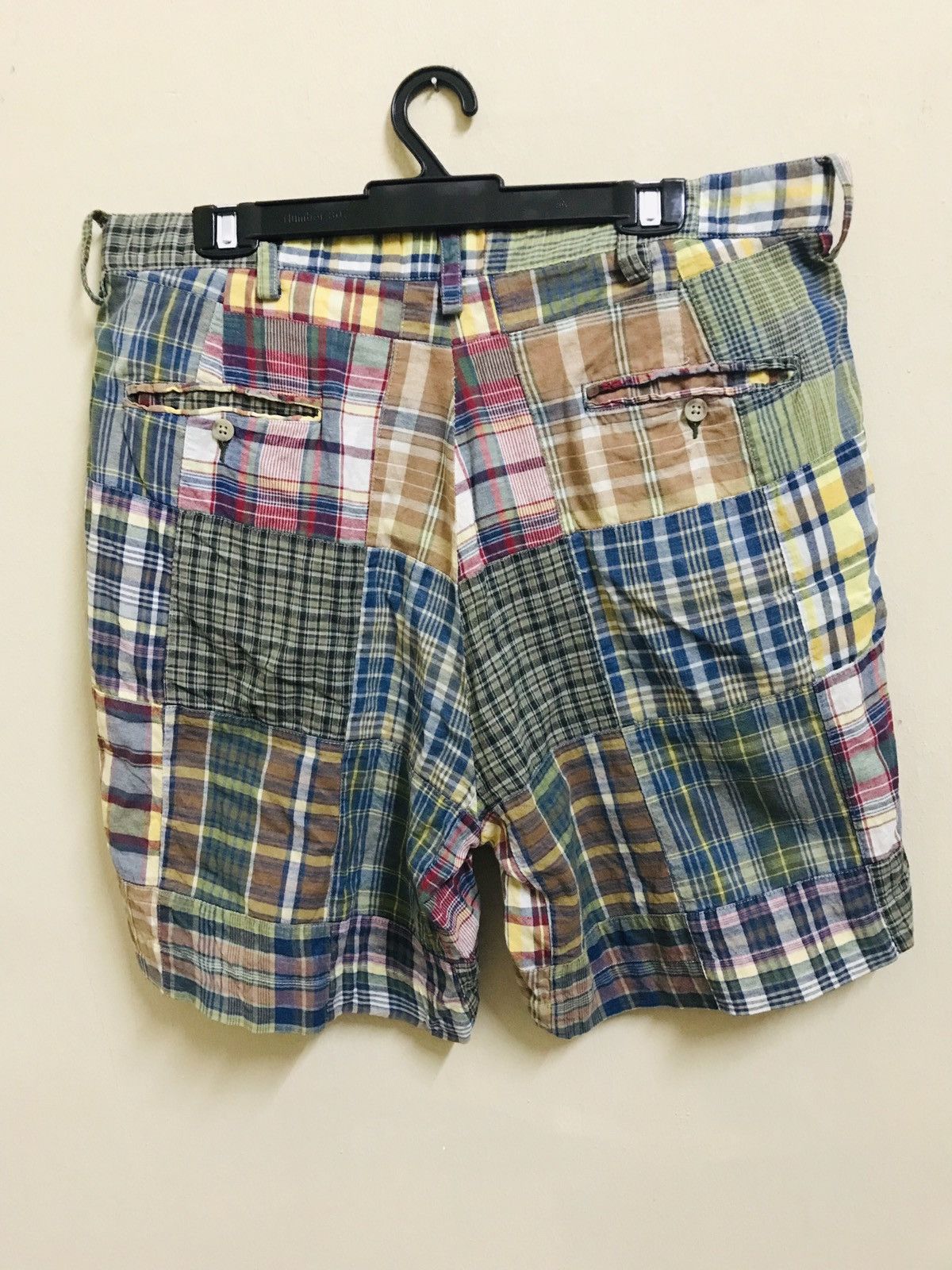 Polo Ralph Lauren × Vintage Vintage Polo Ralph Lauren Patchwork Short Pant Size US 36 / EU 52 - 3 Thumbnail
