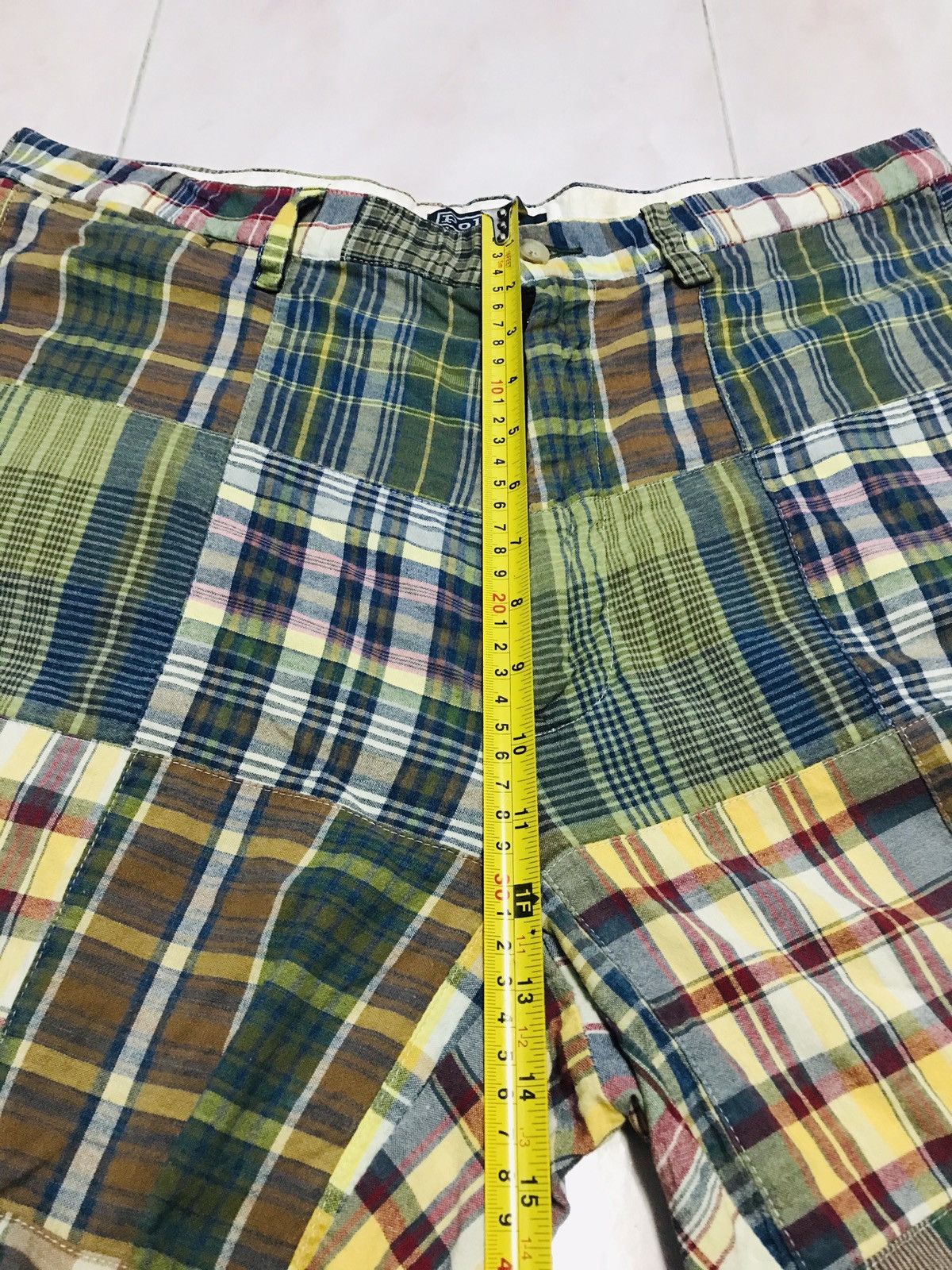 Polo Ralph Lauren × Vintage Vintage Polo Ralph Lauren Patchwork Short Pant Size US 36 / EU 52 - 7 Thumbnail