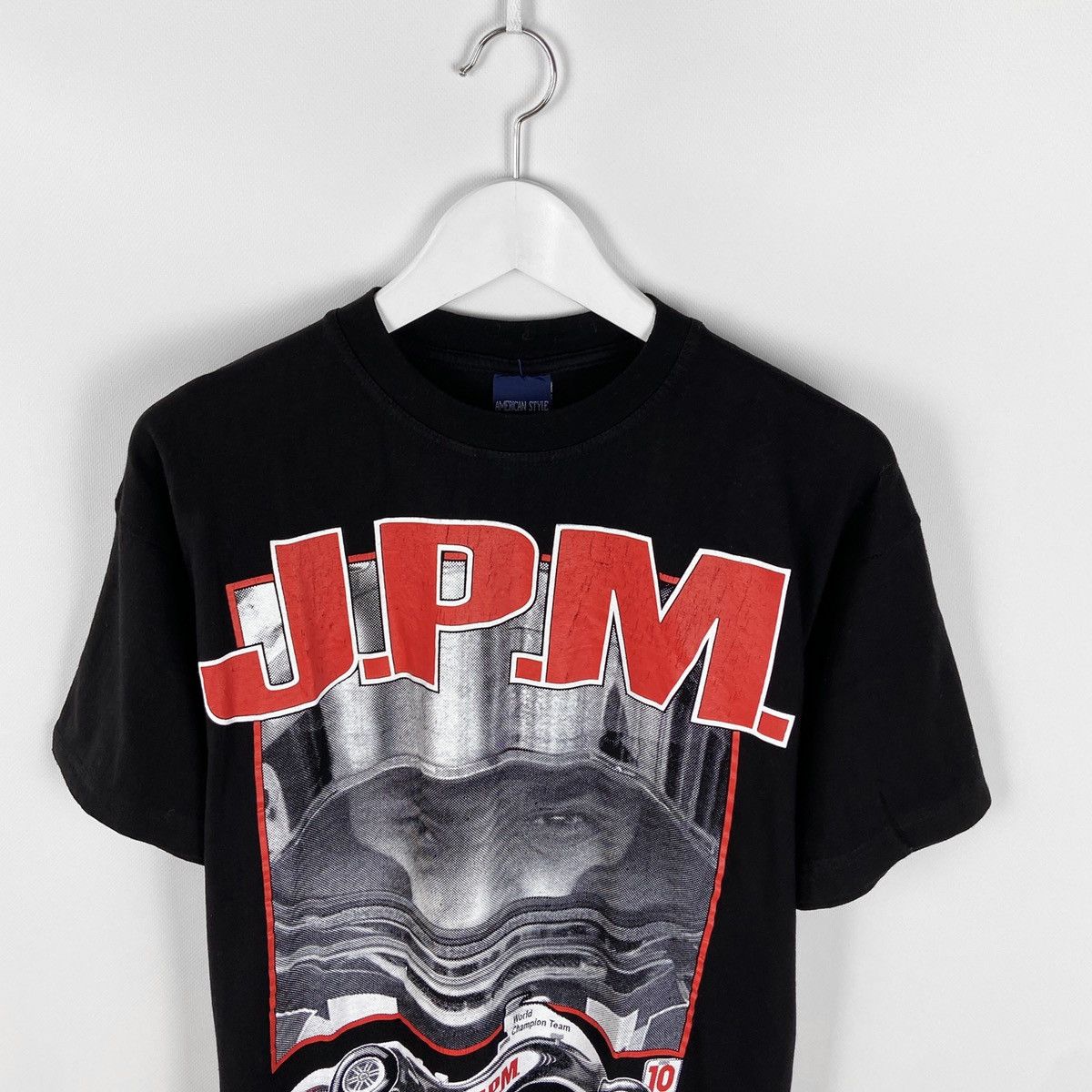 NASCAR Vintage 90s JPM World Champion Team Formula 1 y2k tee hype Size US L / EU 52-54 / 3 - 3 Thumbnail