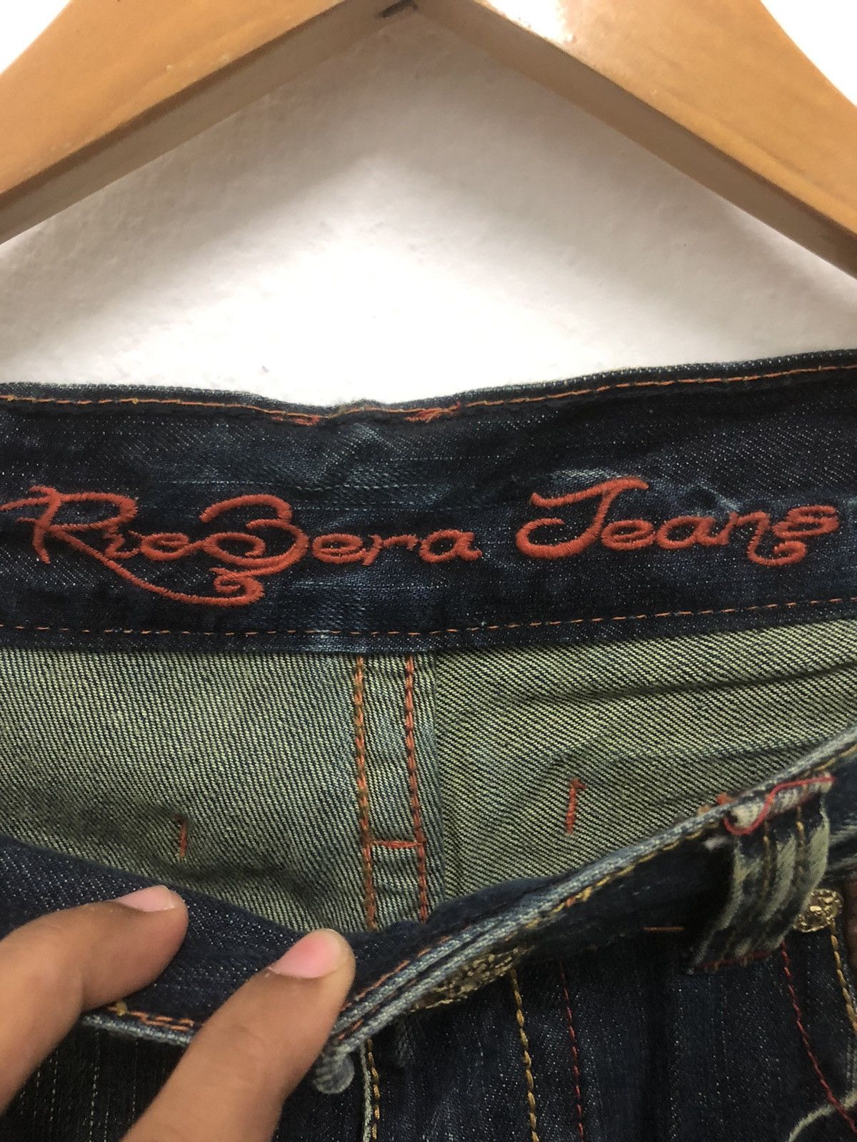 Japanese Brand Rare Design Riobera Denim Jeans Size US 32 / EU 48 - 6 Thumbnail