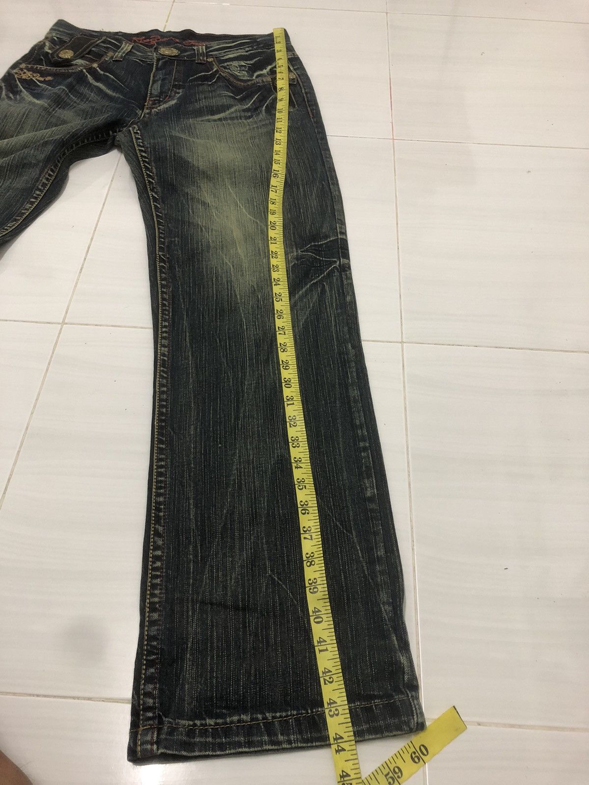 Japanese Brand Rare Design Riobera Denim Jeans Size US 32 / EU 48 - 14 Thumbnail