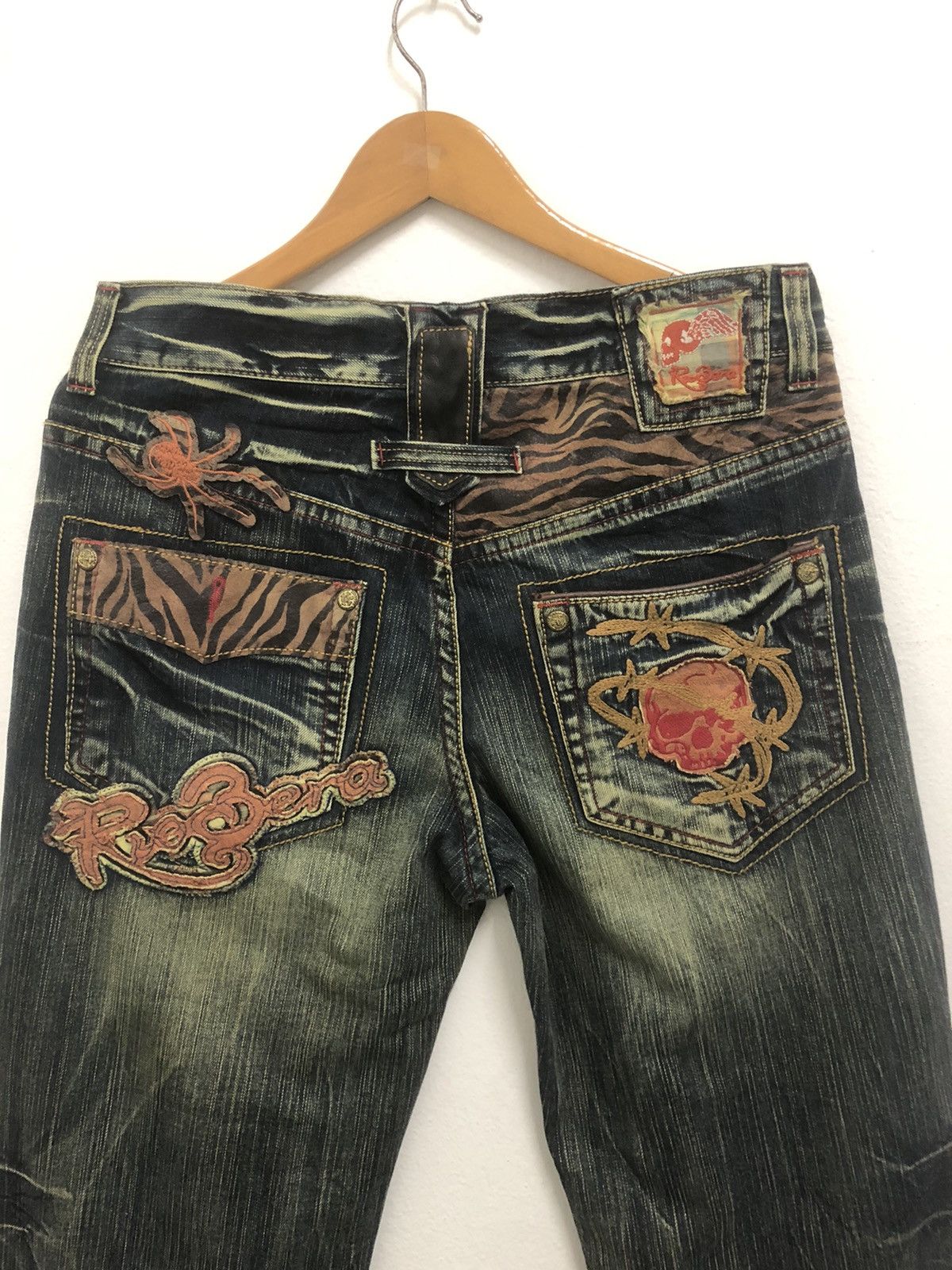 Japanese Brand Rare Design Riobera Denim Jeans Size US 32 / EU 48 - 3 Thumbnail