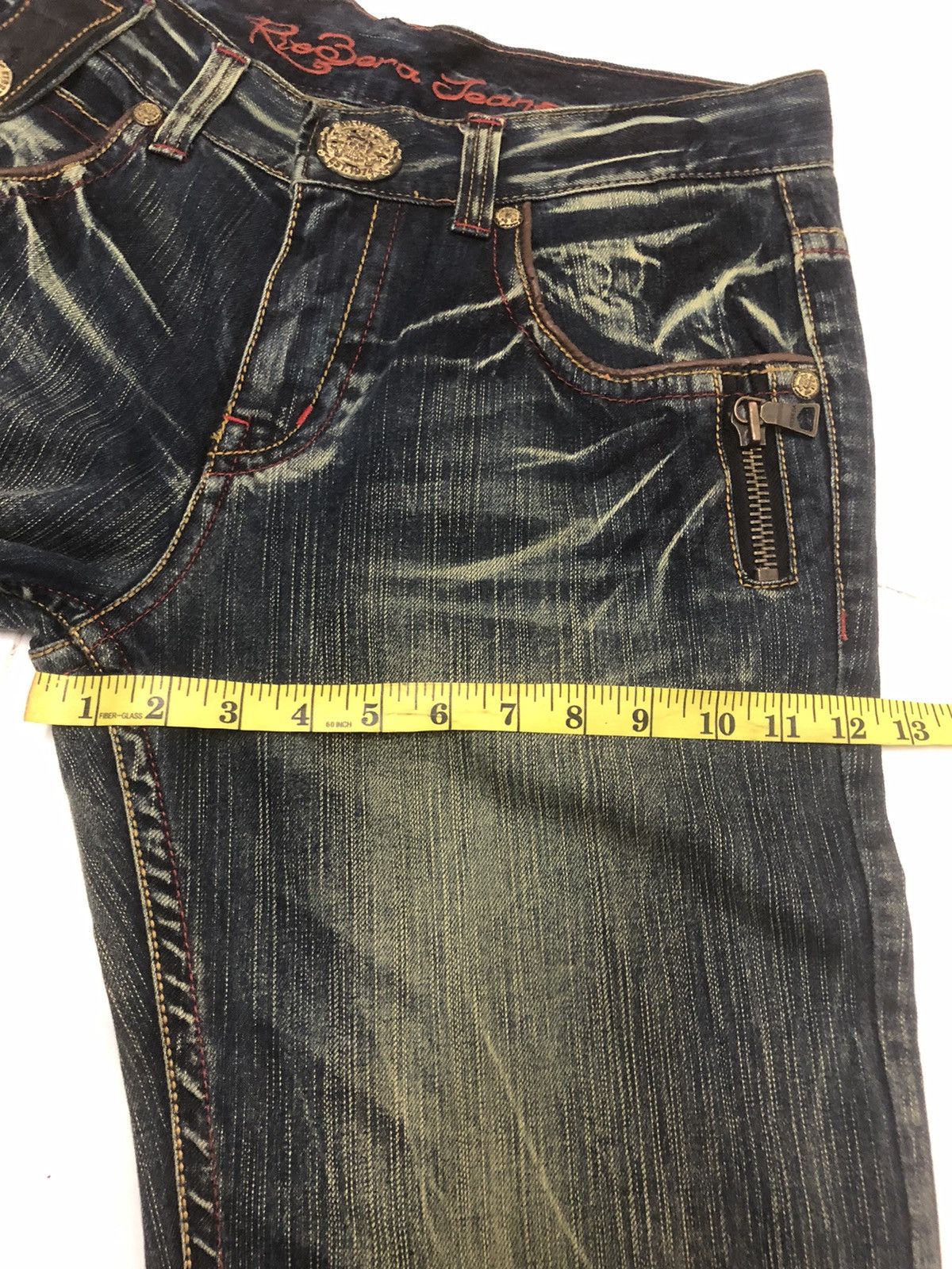 Japanese Brand Rare Design Riobera Denim Jeans Size US 32 / EU 48 - 10 Thumbnail