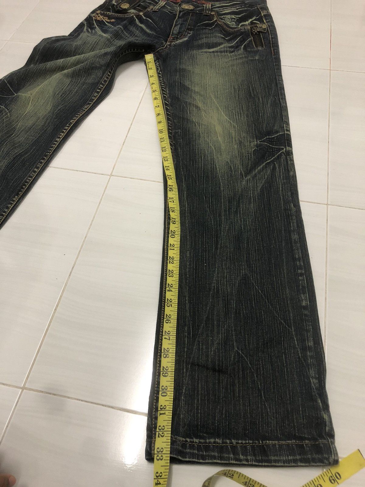 Japanese Brand Rare Design Riobera Denim Jeans Size US 32 / EU 48 - 13 Thumbnail