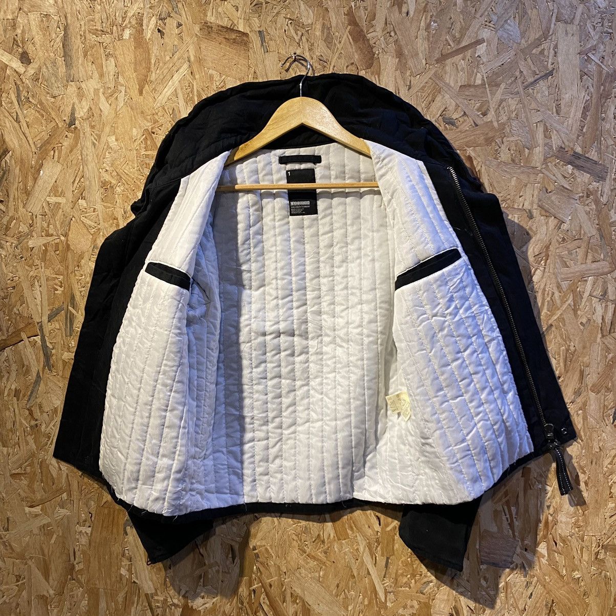Neighborhood RARE‼️Neighborhood Logo Embroided Thunderstruck Short Jacket Size US S / EU 44-46 / 1 - 3 Thumbnail