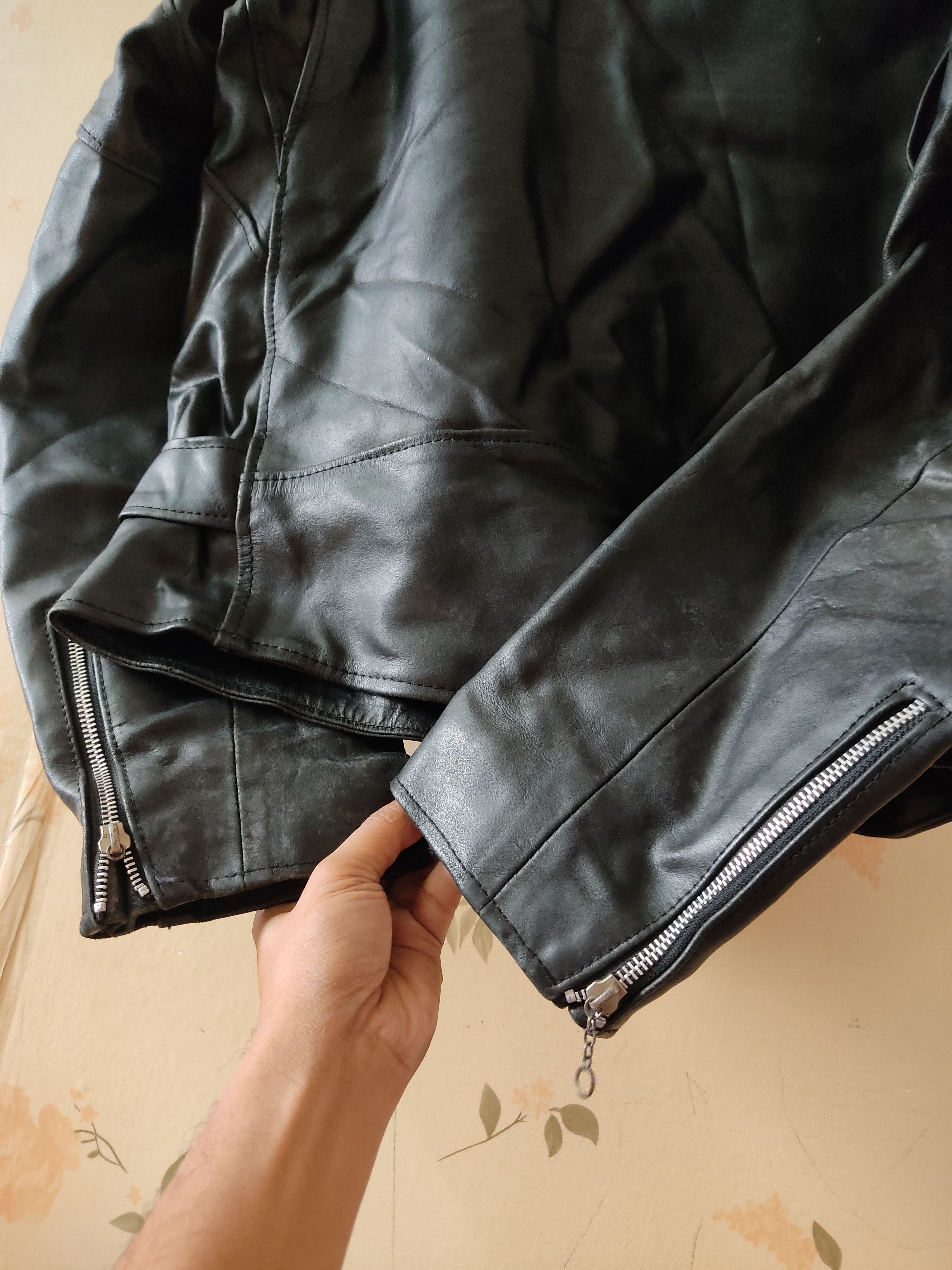 Vintage VINTAGE CANADA PUNK ROCK LEATHER JACKET Size US L / EU 52-54 / 3 - 8 Thumbnail