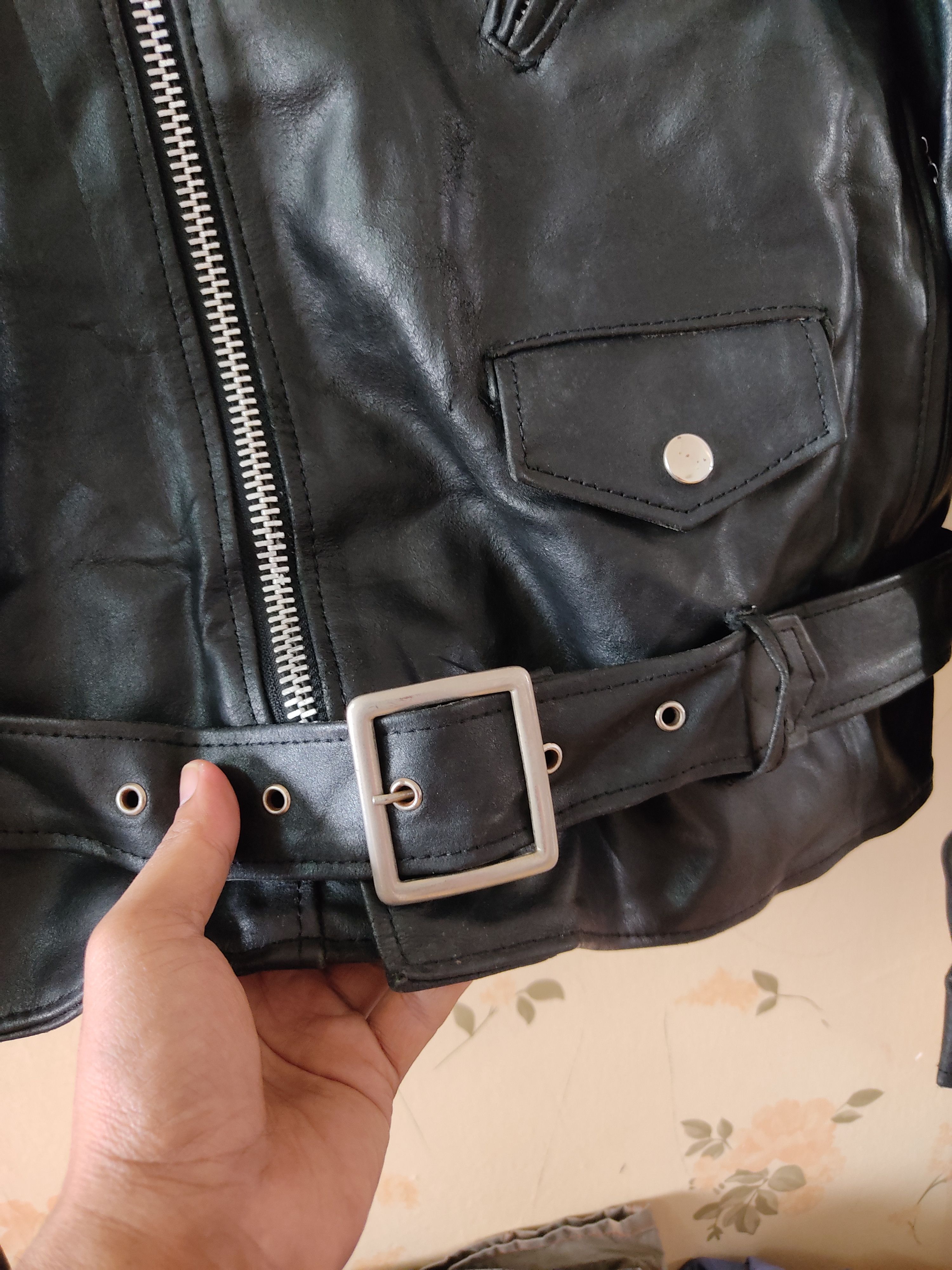 Vintage VINTAGE CANADA PUNK ROCK LEATHER JACKET Size US L / EU 52-54 / 3 - 20 Thumbnail