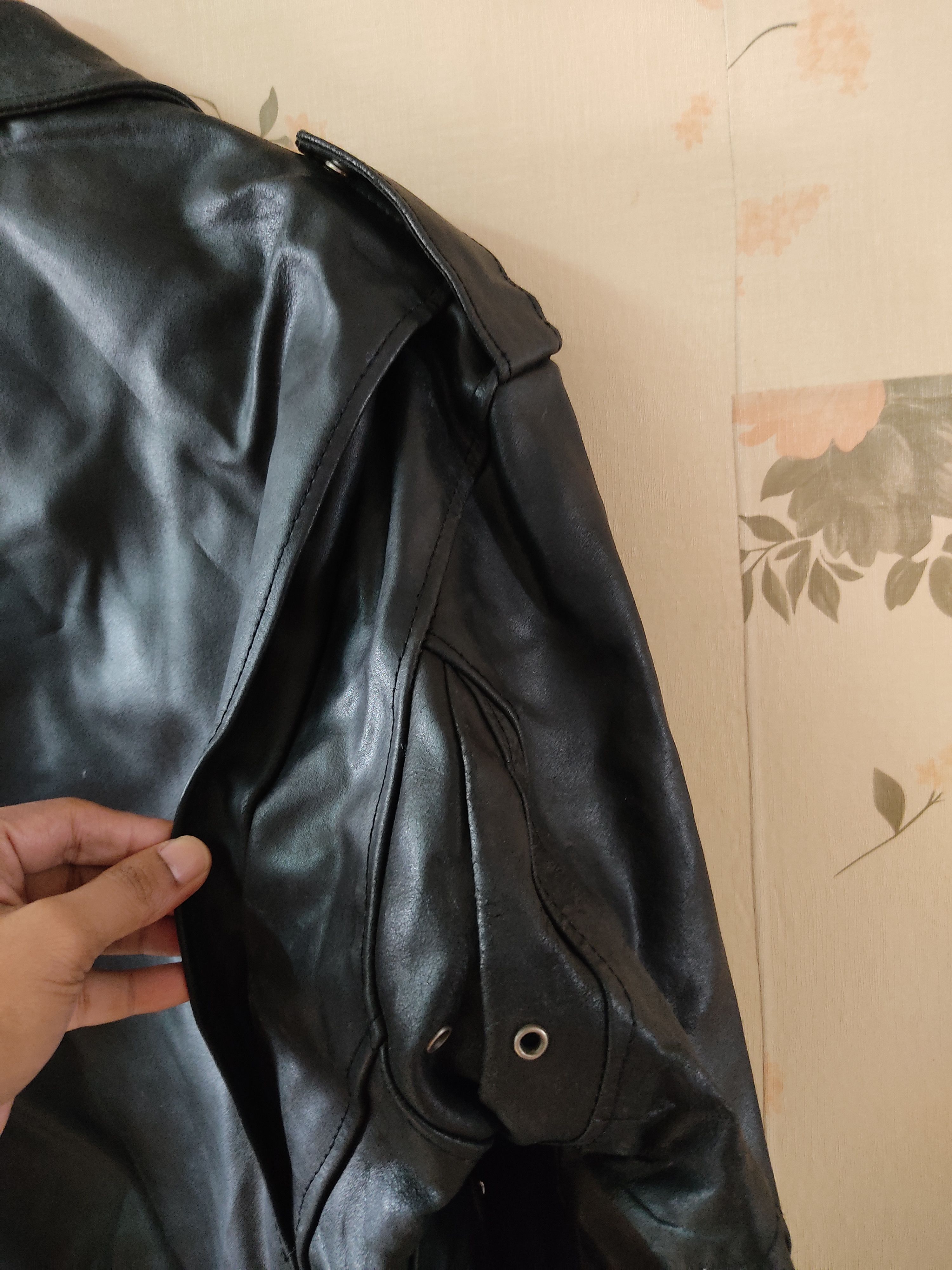Vintage VINTAGE CANADA PUNK ROCK LEATHER JACKET Size US L / EU 52-54 / 3 - 10 Thumbnail