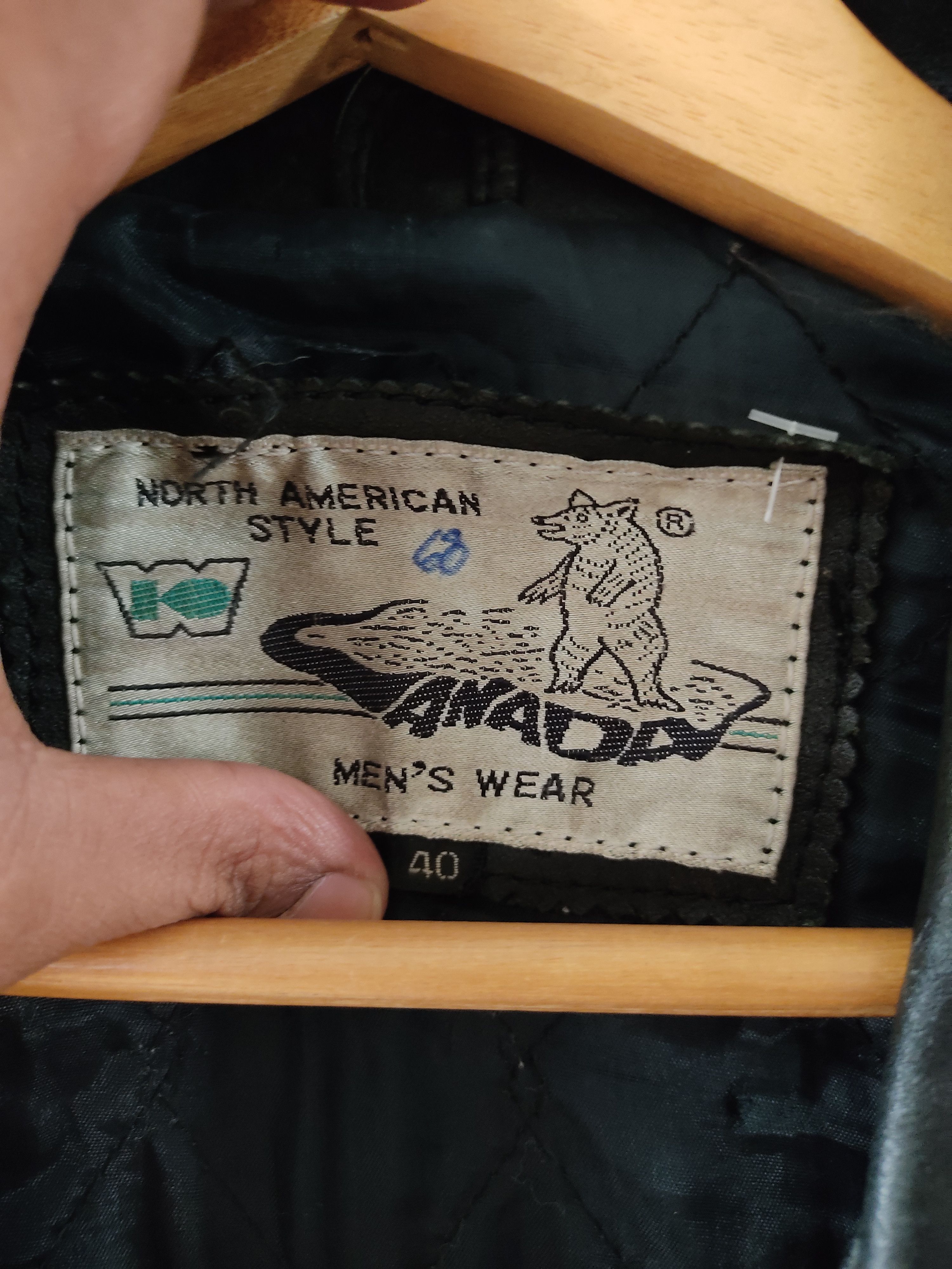 Vintage VINTAGE CANADA PUNK ROCK LEATHER JACKET Size US L / EU 52-54 / 3 - 14 Thumbnail