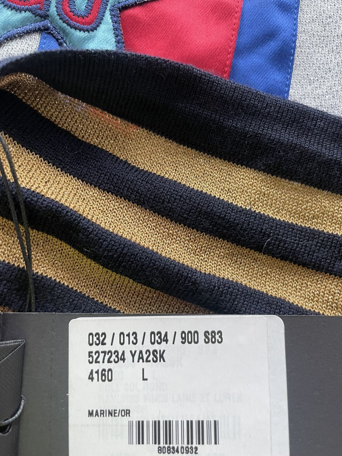 Hedi Slimane × Saint Laurent Paris × Yves Saint Laurent $1,250 Value New Runway Limited Edition Gold Striped Shirt Size US XL / EU 56 / 4 - 3 Thumbnail