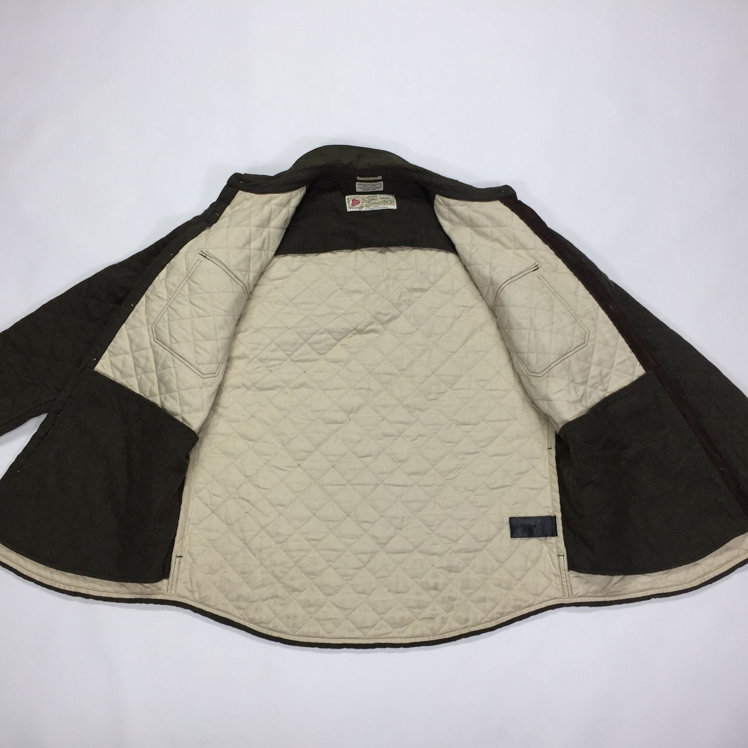 Allsaints Allsaints Gamekeeper Quilted Wool Viscose Shirt Size US L / EU 52-54 / 3 - 7 Thumbnail