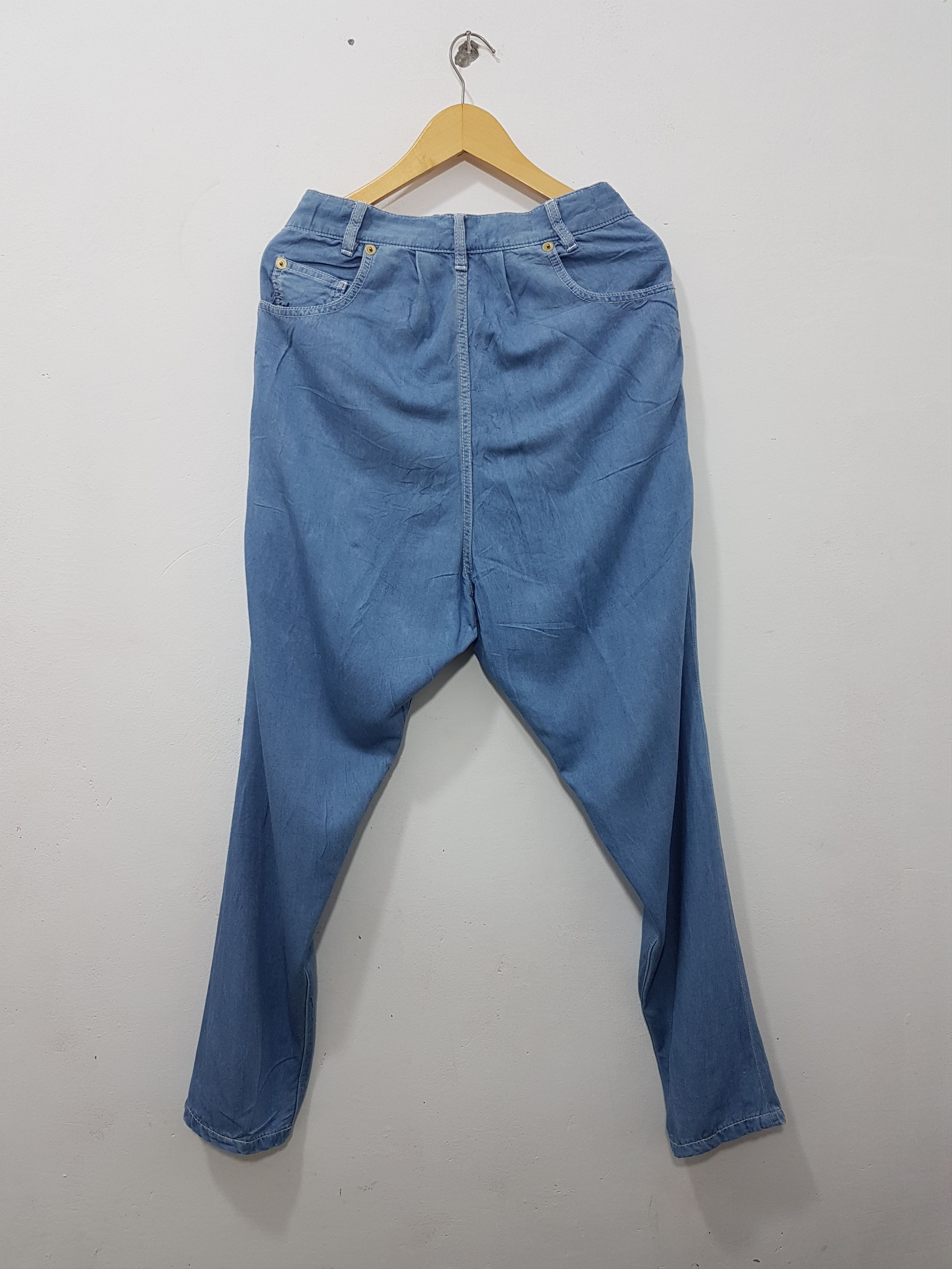 Issey Miyake Issey Ex Designer Mercibeucoup Drop Crotch Rayon Pants Size US 30 / EU 46 - 2 Thumbnail