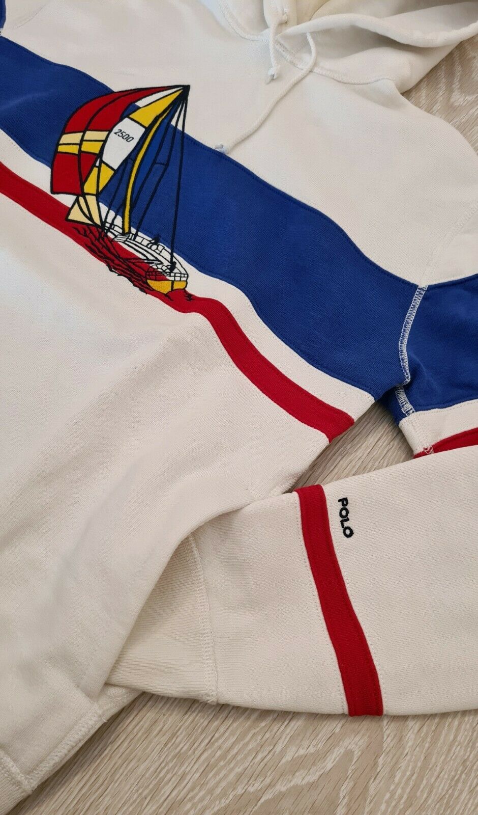 Polo Ralph Lauren Polo Ralph Lauren Sail Boat CP93 Hoodie sweatshirt LARGE Size US L / EU 52-54 / 3 - 9 Thumbnail