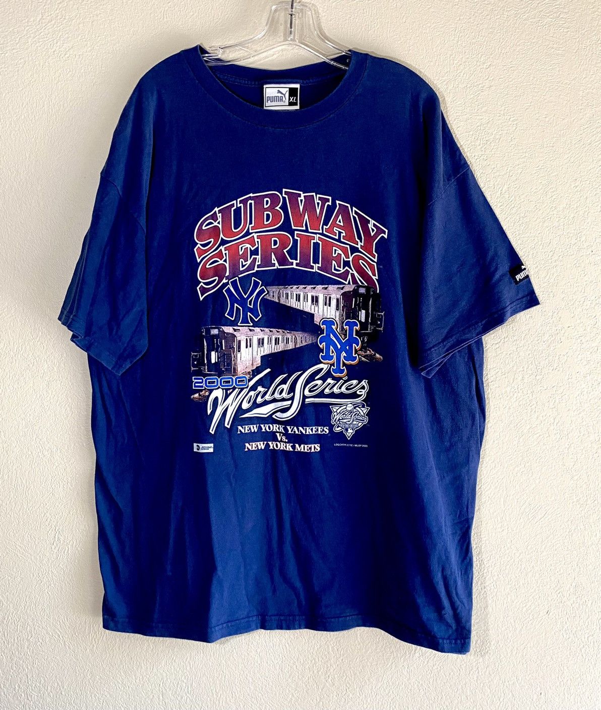 Vintage World Series NY T-shirt New York Yankees Mets
