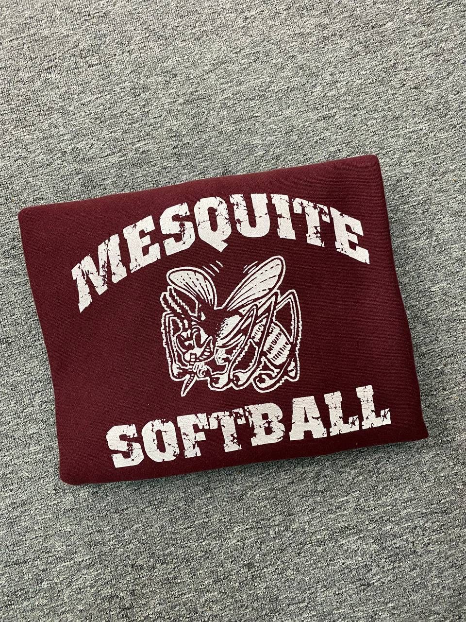Champion × Vintage Vintage 90s Champion Sweatshirt Mesquite Softball Size US L / EU 52-54 / 3 - 2 Thumbnail