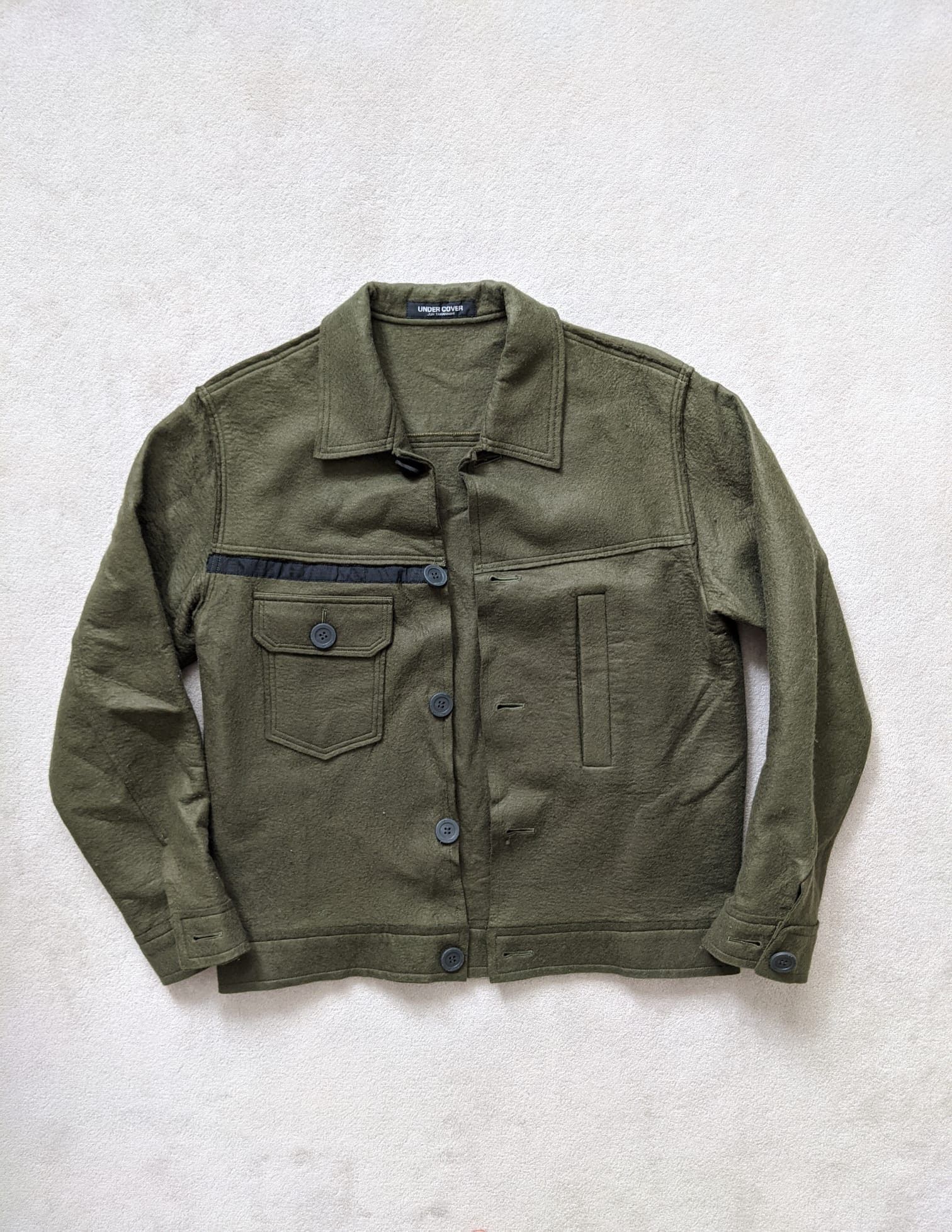 Undercover AW 1996 - "Wire" Collection Wool Felt Trucker Size US M / EU 48-50 / 2 - 2 Thumbnail