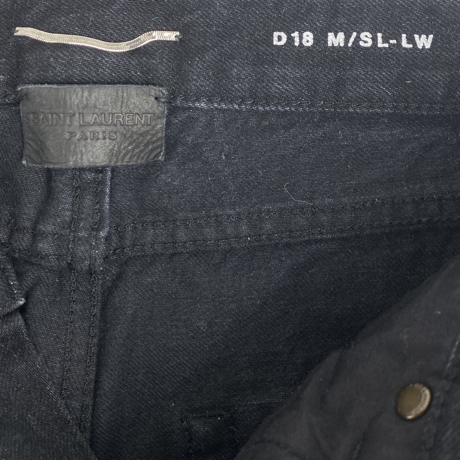 Saint Laurent Paris Saint Laurent FW19 D18 Raw Jeans Size US 29 - 3 Thumbnail