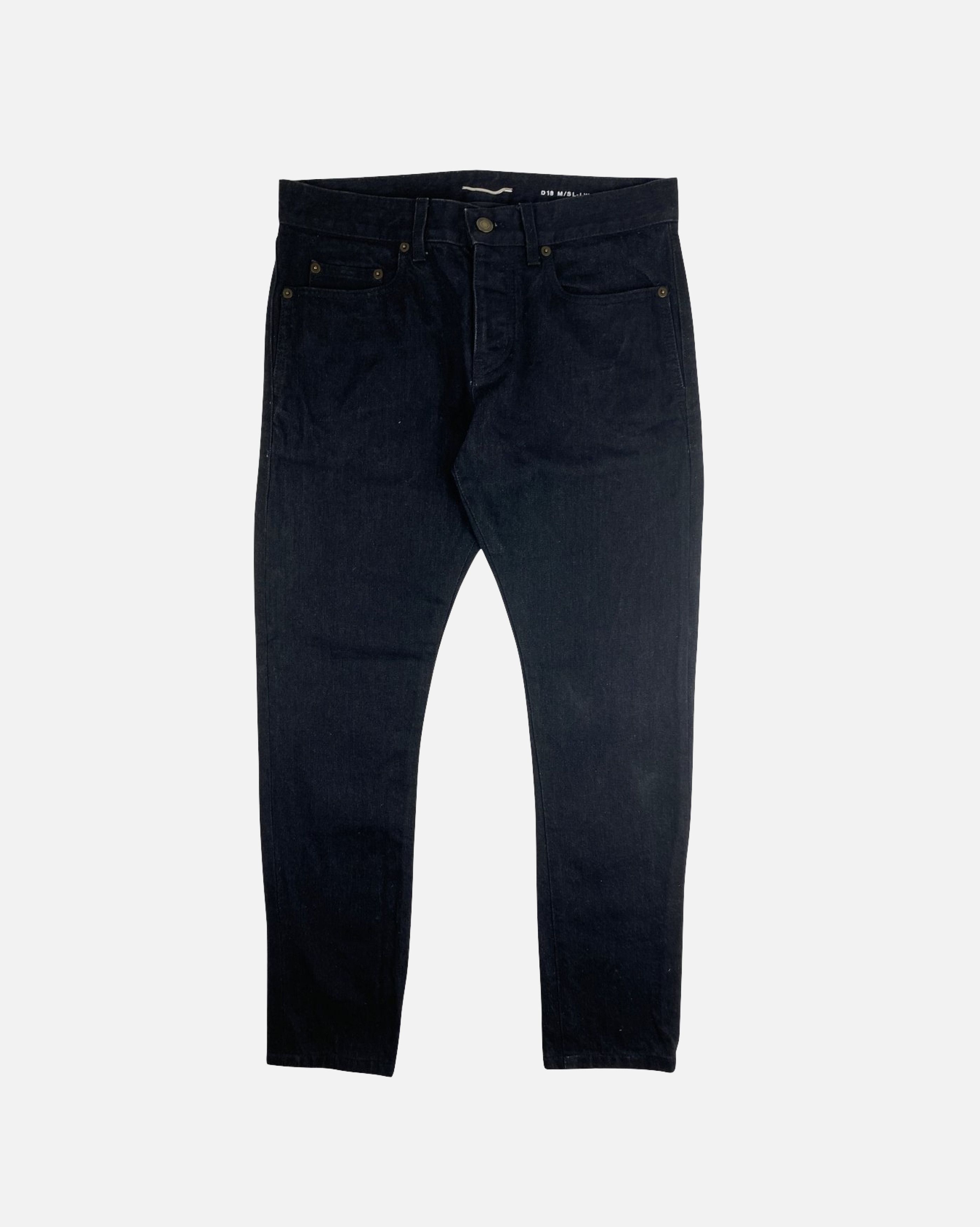 Saint Laurent Paris Saint Laurent FW19 D18 Raw Jeans Size US 29 - 1 Thumbnail
