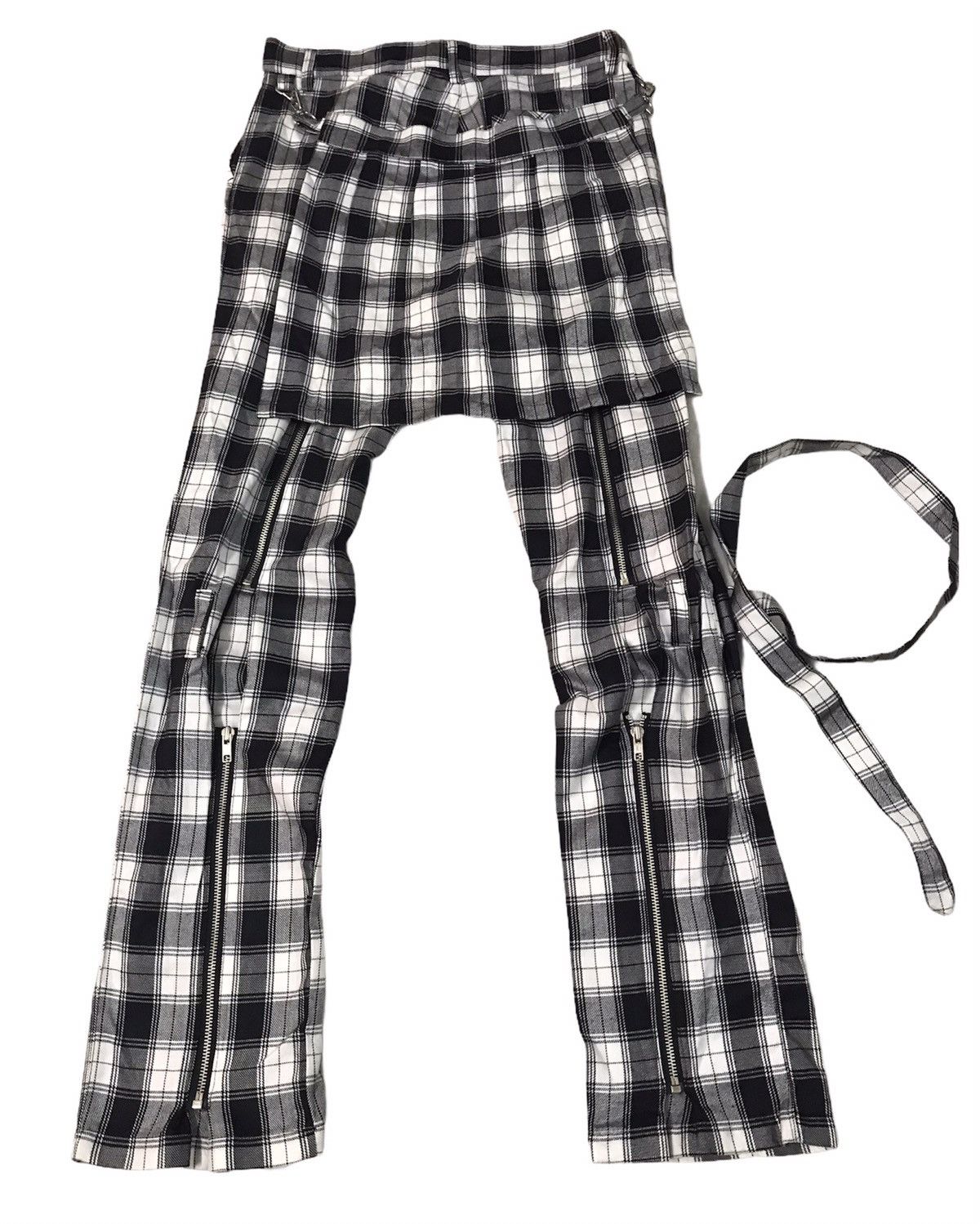 Designer × Seditionaries RARE!Vintage Tartan Bondage Punk Multizipper Pants Size US 31 - 1 Thumbnail