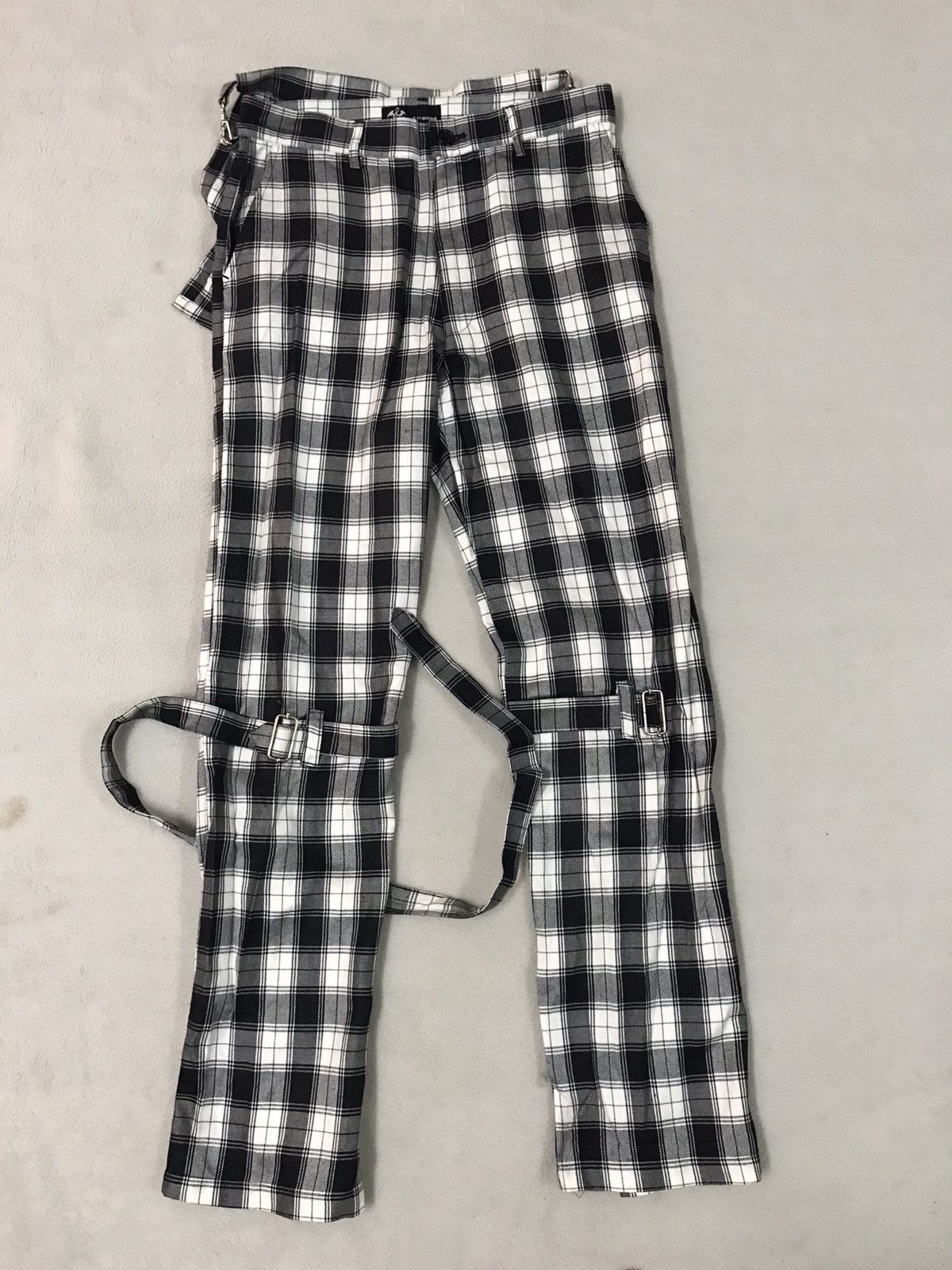 Designer × Seditionaries RARE!Vintage Tartan Bondage Punk Multizipper Pants Size US 31 - 4 Thumbnail