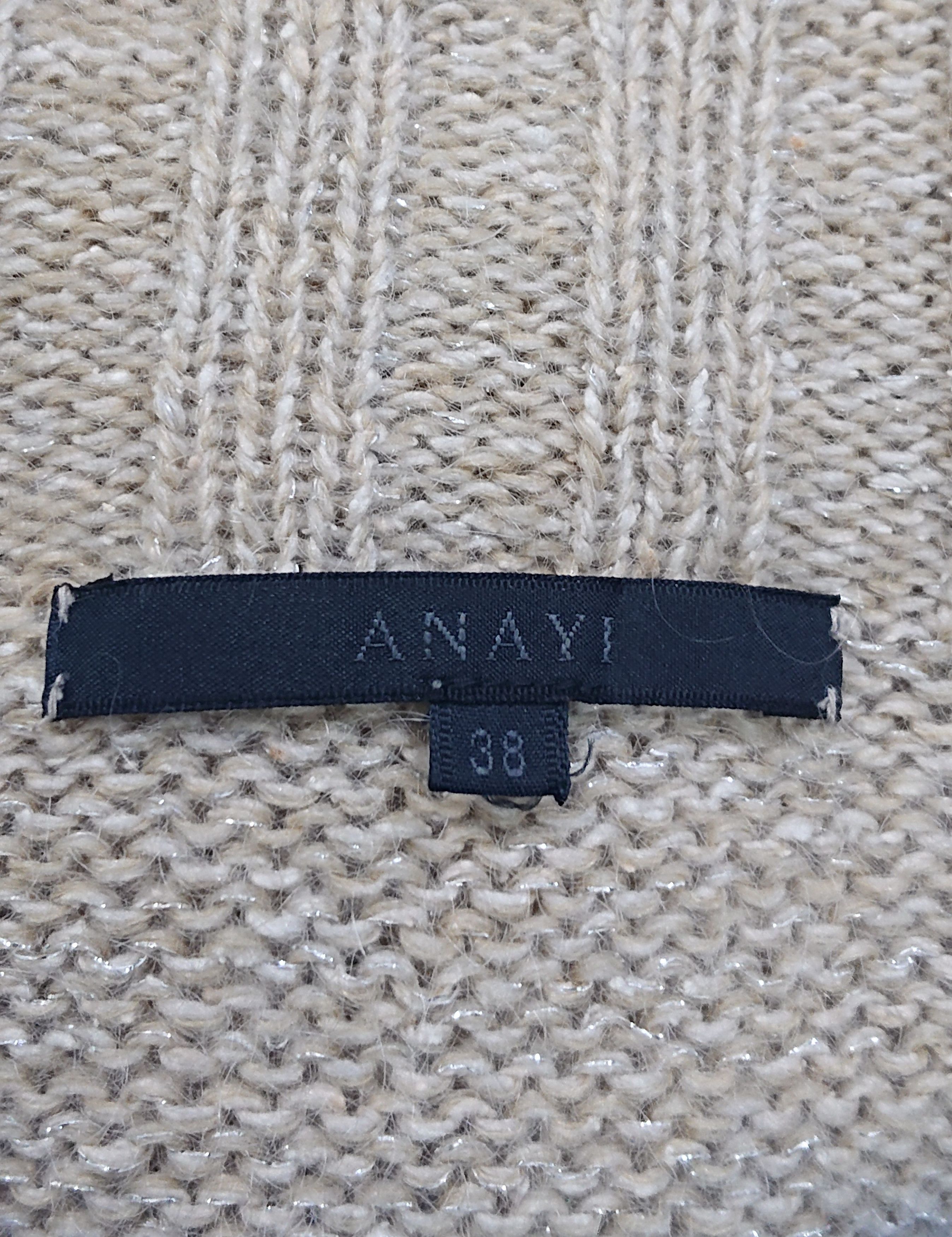 Aran Isles Knitwear × Japanese Brand VINTAGE RARE JAPANESE DESIGNERS ANAYI KNITWEAR Size US S / EU 44-46 / 1 - 3 Thumbnail