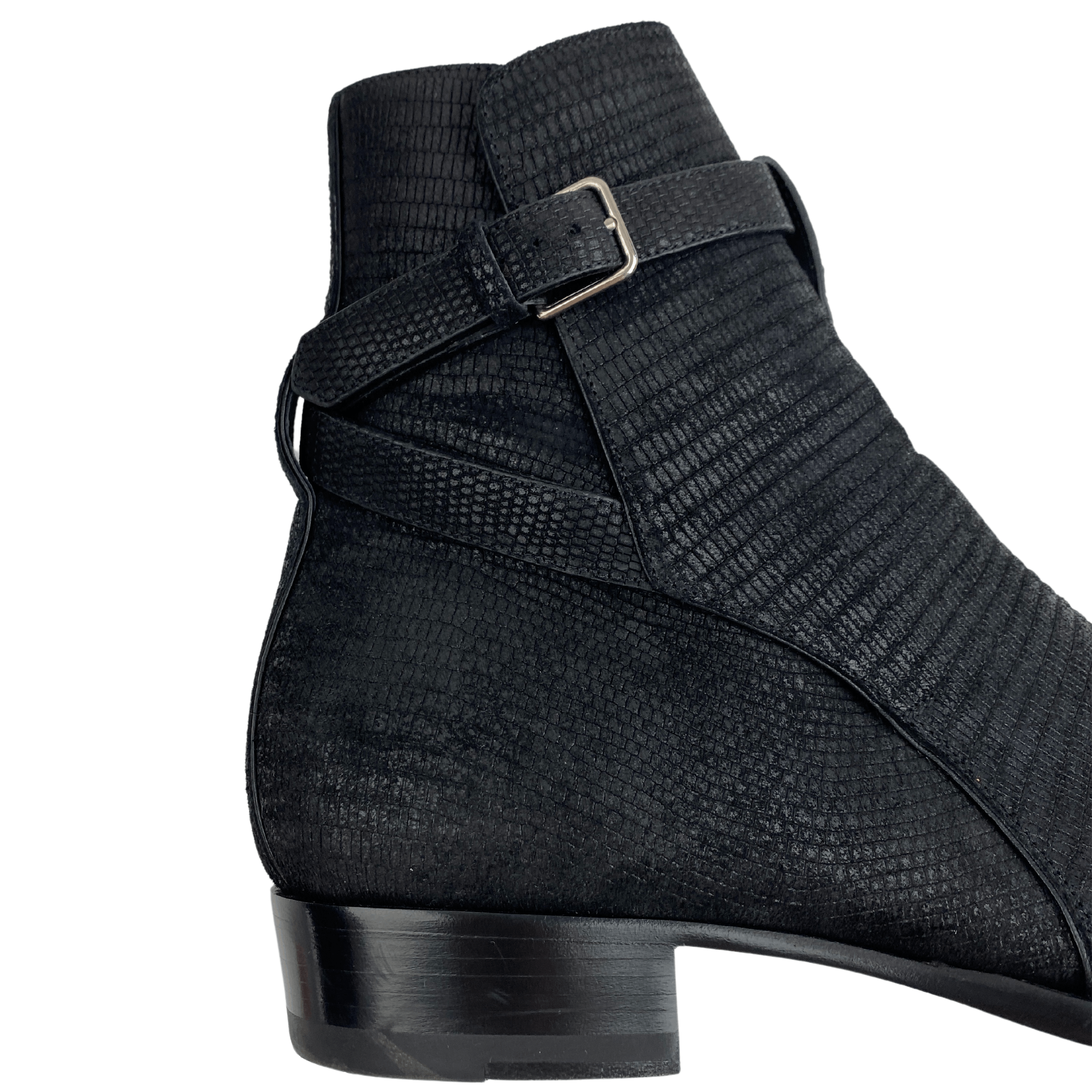 Saint Laurent Paris Saint Laurent Tejus-Embossed Suede Jodphur Boots Size US 9.5 / EU 42-43 - 11 Thumbnail