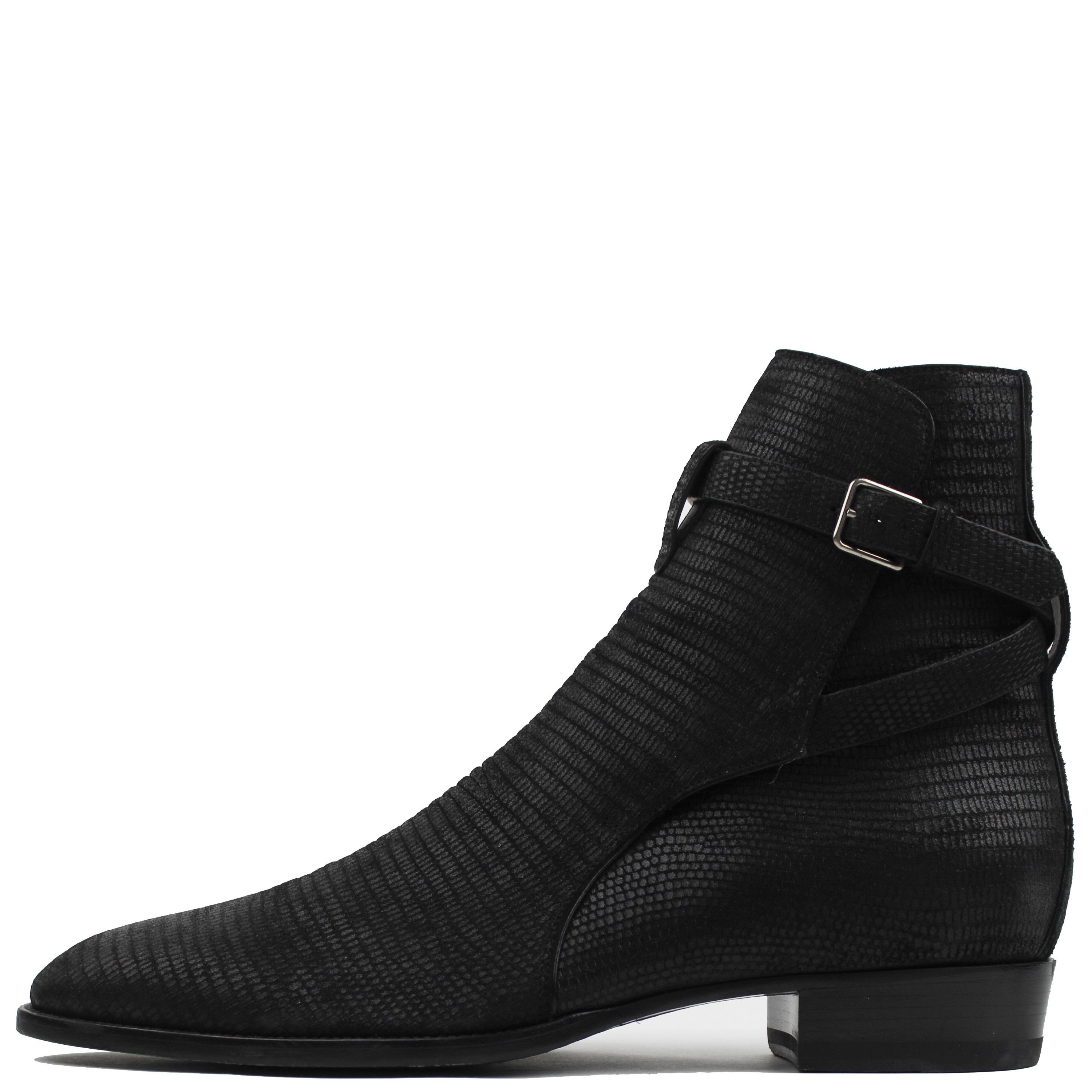Saint Laurent Paris Saint Laurent Tejus-Embossed Suede Jodphur Boots Size US 9.5 / EU 42-43 - 6 Thumbnail