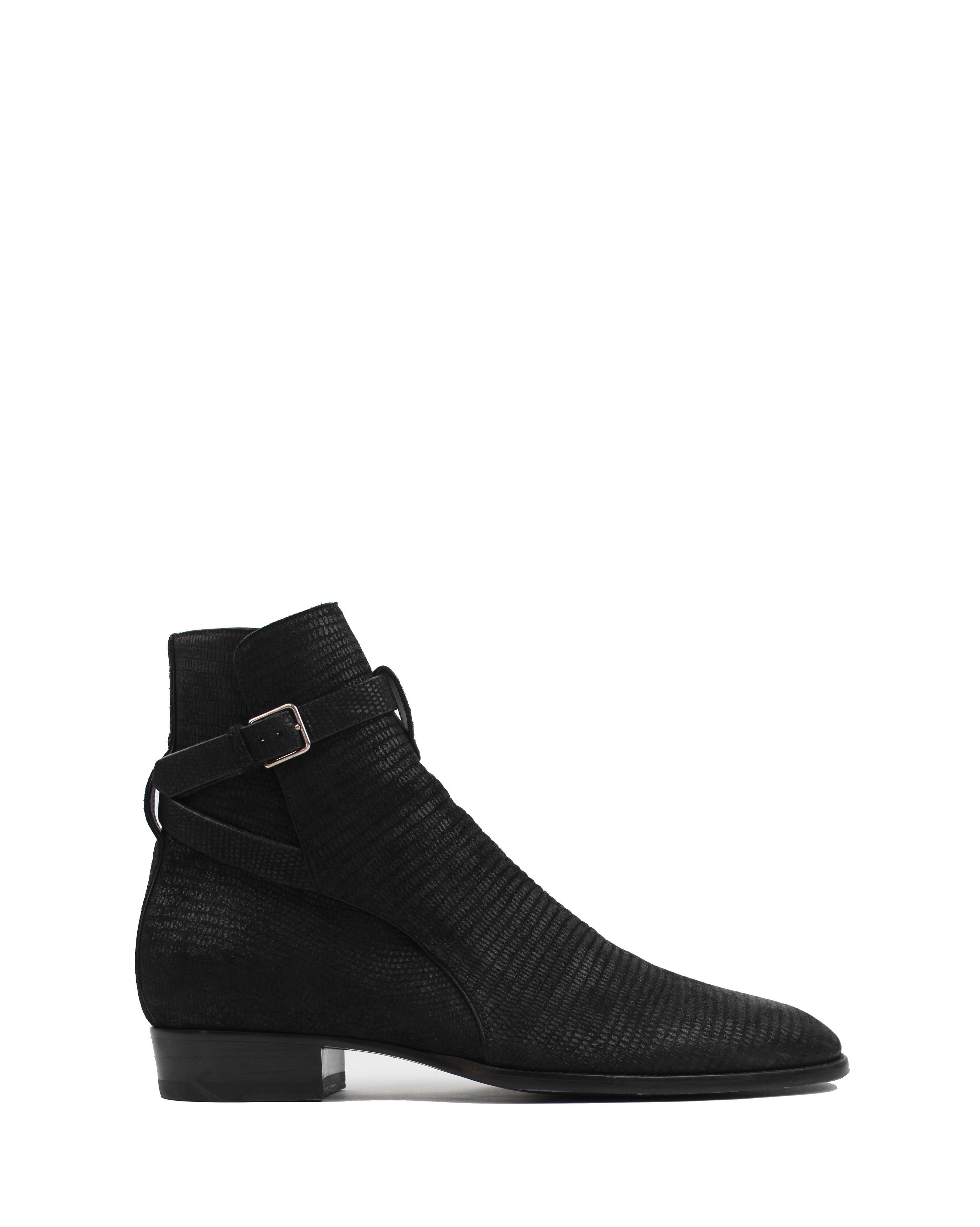 Saint Laurent Paris Saint Laurent Tejus-Embossed Suede Jodphur Boots Size US 9.5 / EU 42-43 - 2 Thumbnail
