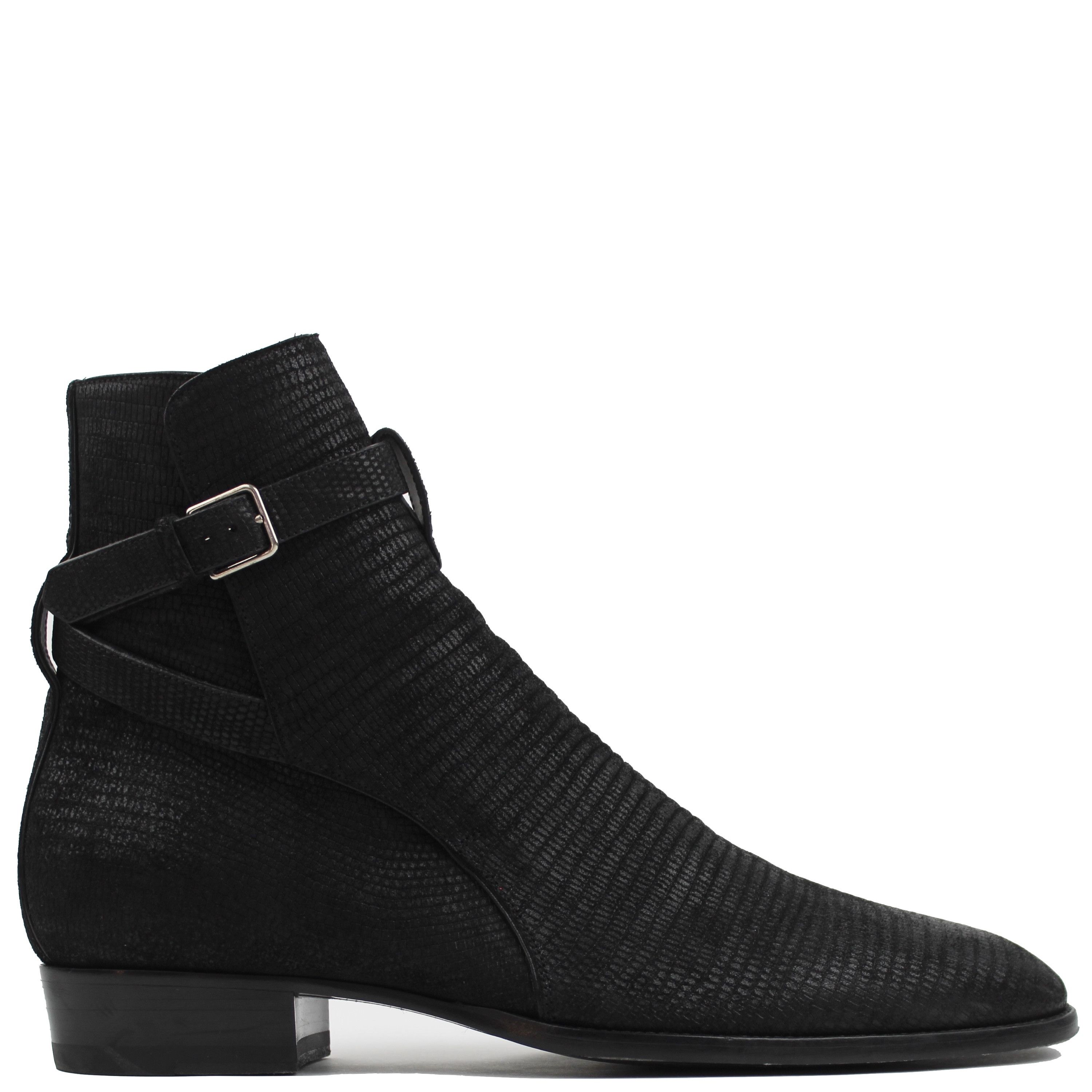 Saint Laurent Paris Saint Laurent Tejus-Embossed Suede Jodphur Boots Size US 9.5 / EU 42-43 - 3 Thumbnail