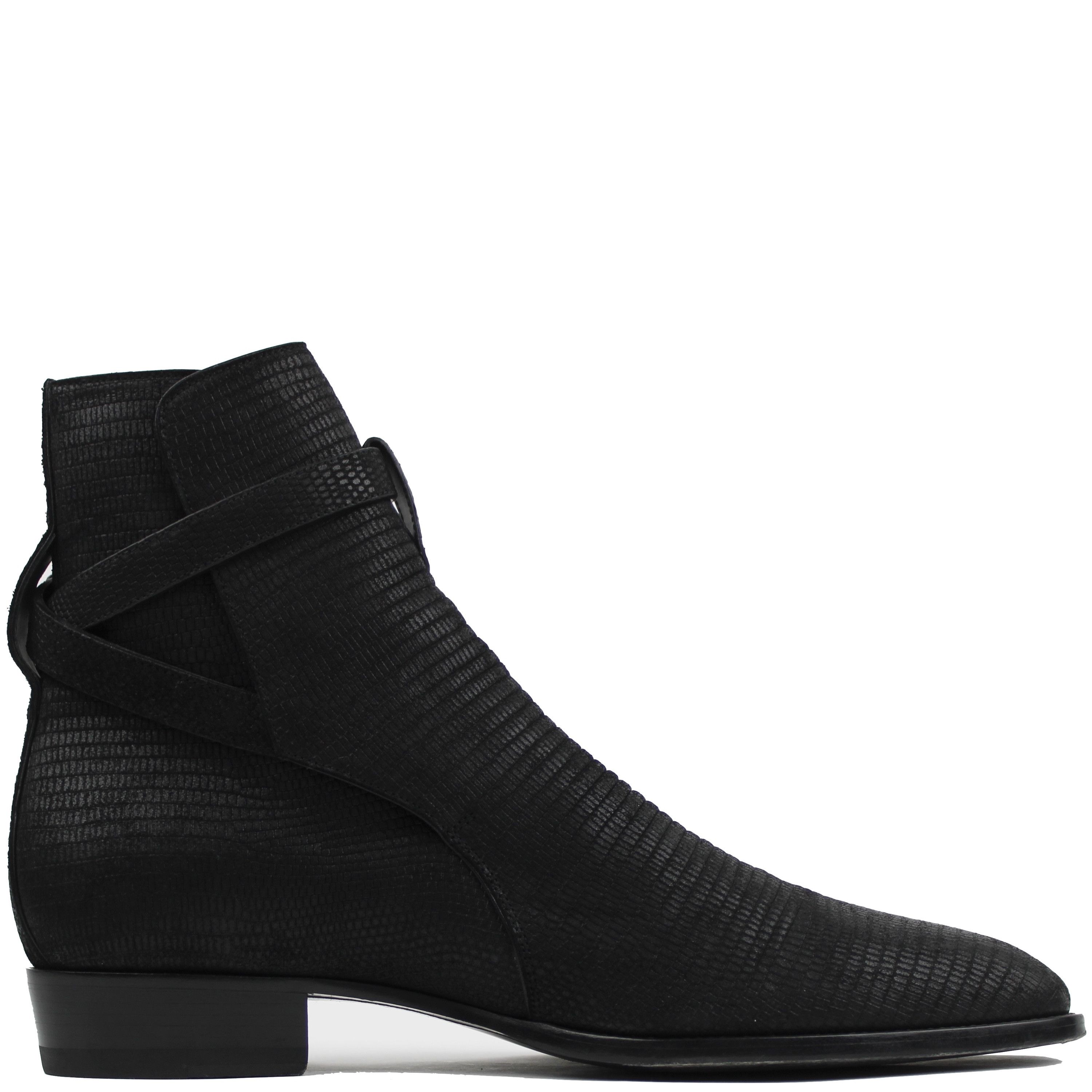 Saint Laurent Paris Saint Laurent Tejus-Embossed Suede Jodphur Boots Size US 9.5 / EU 42-43 - 5 Thumbnail