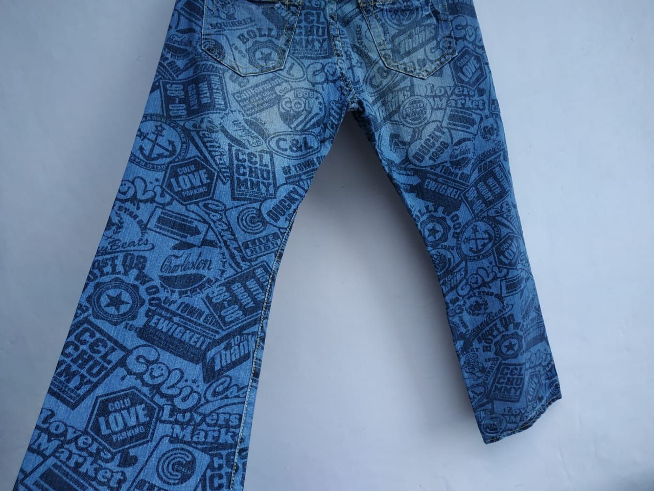 Beauty Beast × If Six Was Nine × Japanese Brand Co & Lu Japan, Allover Print Jeans Size US 30 / EU 46 - 4 Thumbnail