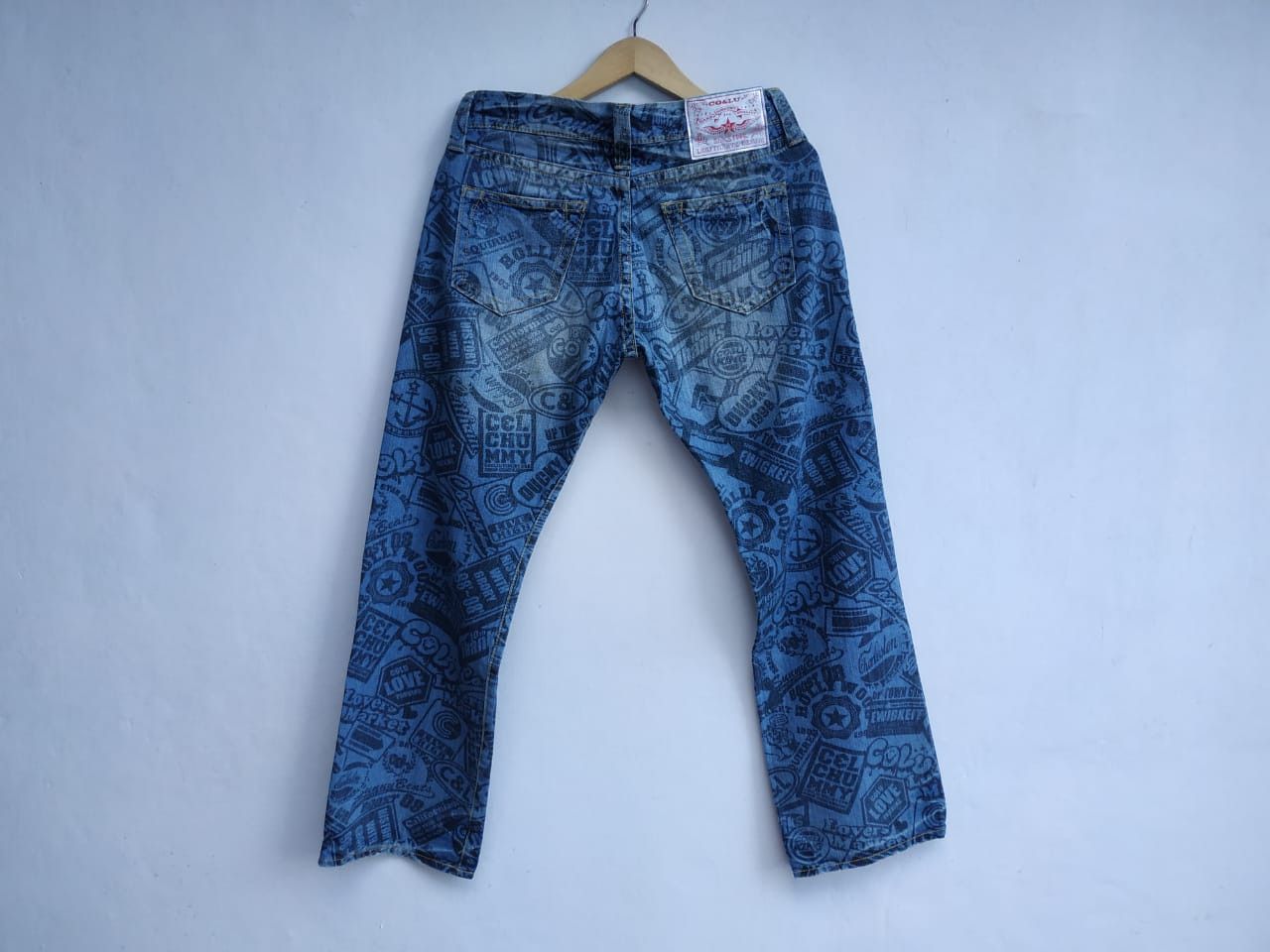 Beauty Beast × If Six Was Nine × Japanese Brand Co & Lu Japan, Allover Print Jeans Size US 30 / EU 46 - 3 Thumbnail